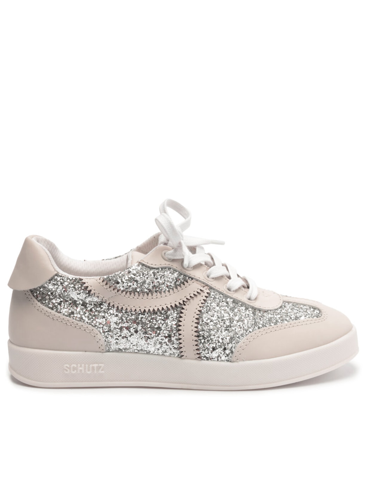 Tênis Feminino Glitter Nate - Prata