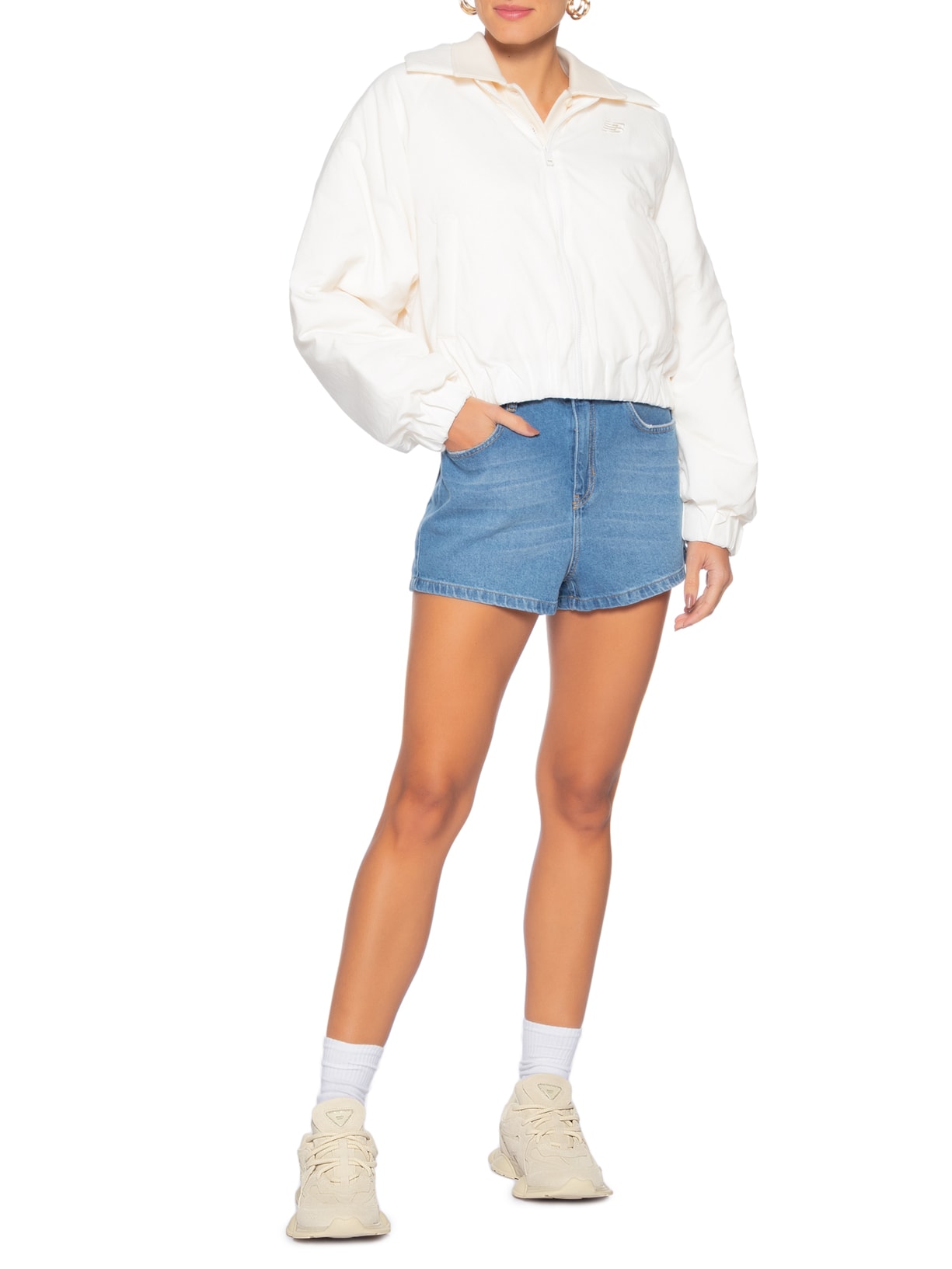 Tênis Feminino Heavy Suede/Lycra Branco Schutz