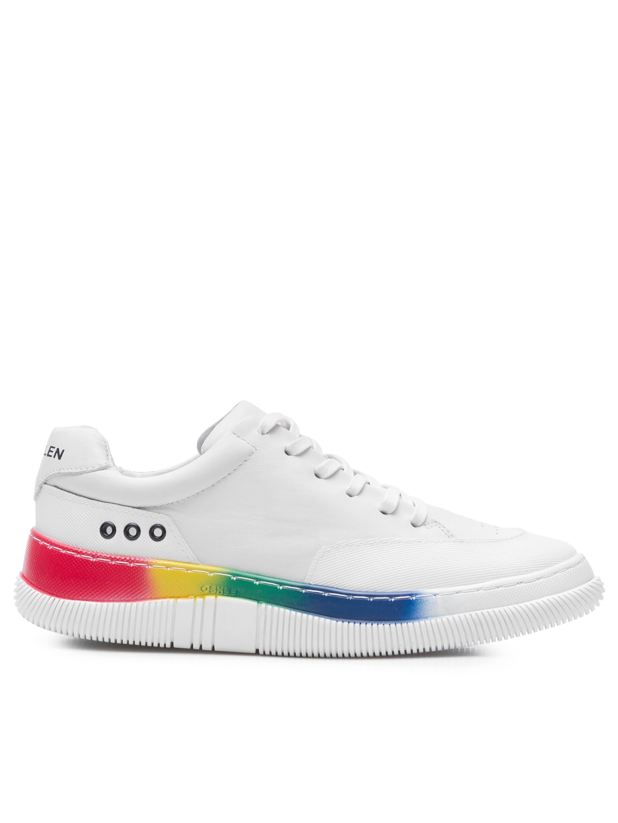 Tênis Feminino Hybrid Laces Color Stripes - Branco