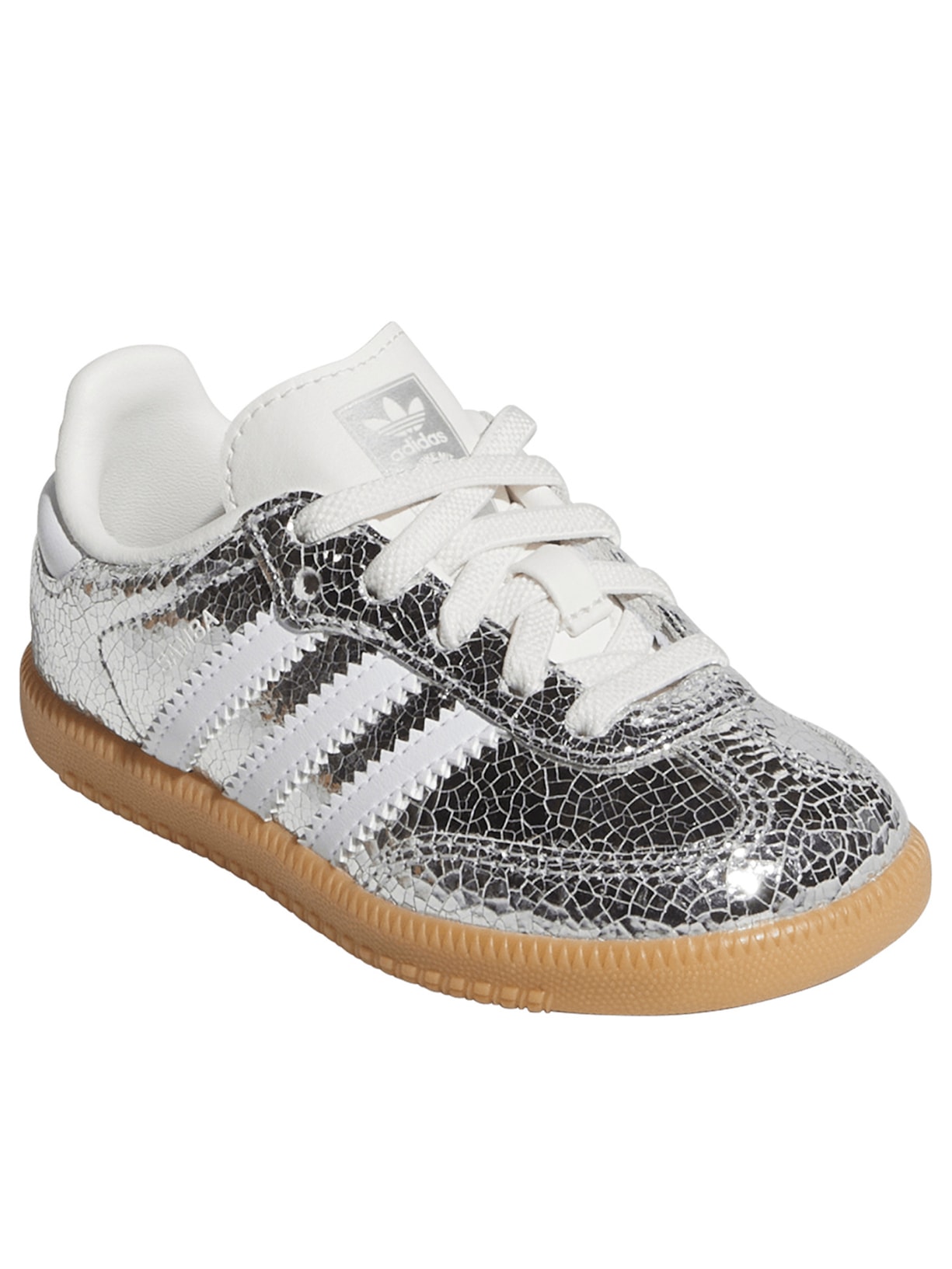 Tênis Feminino Infantil Samba OG El I Prateado Adidas Originals