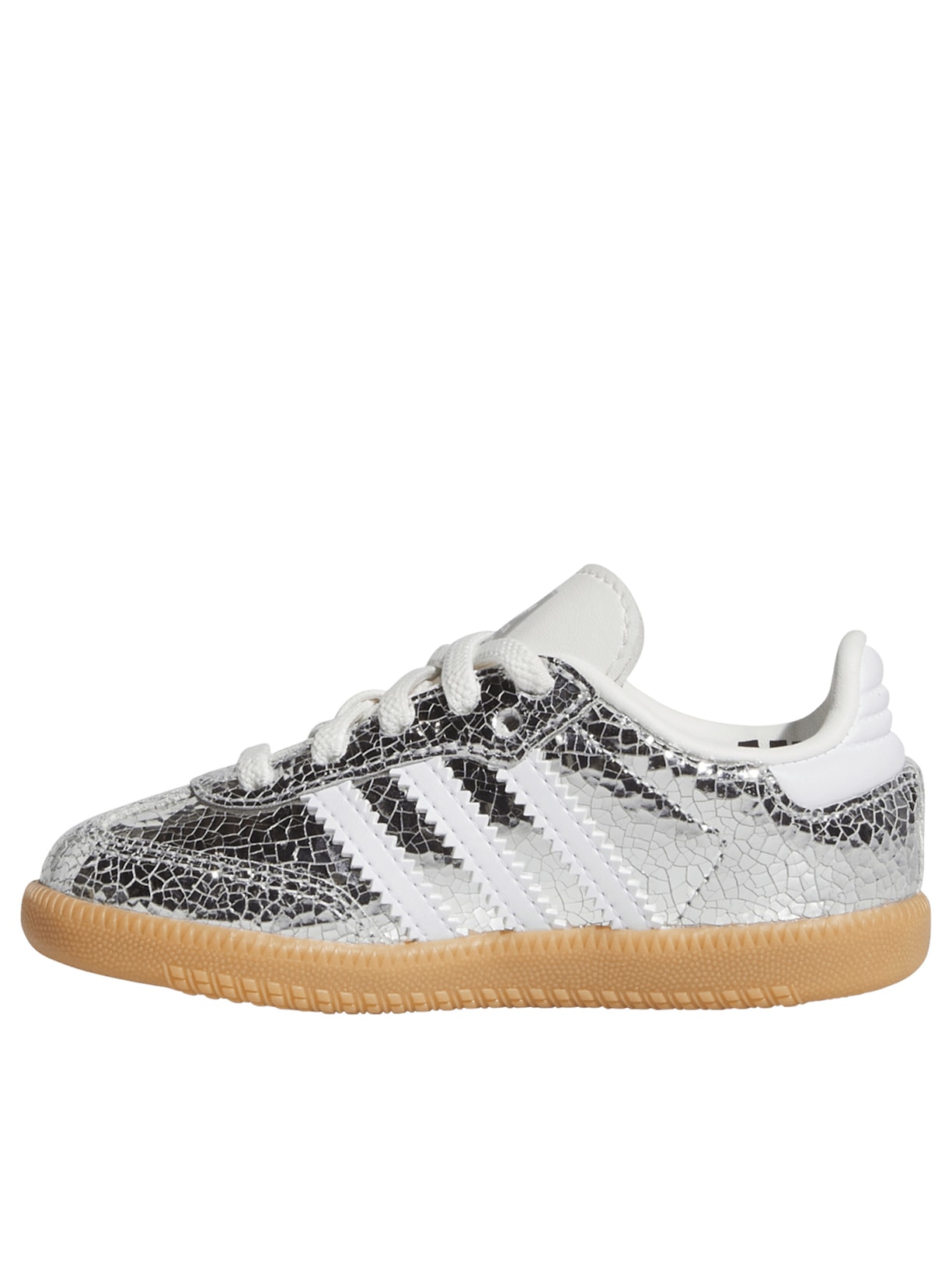Tênis Feminino Infantil Samba OG El I Prateado Adidas Originals