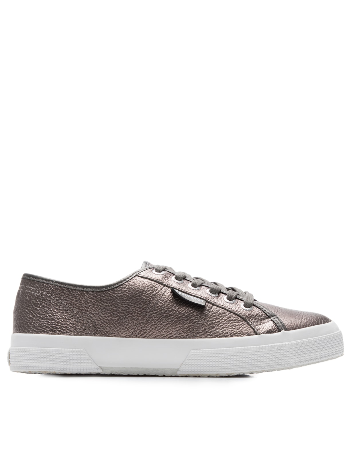 Tênis Feminino Leather Metallic Prata Superga