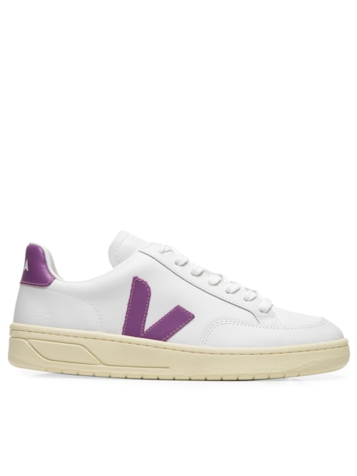 Tênis Feminino Leather V-12 - Branco