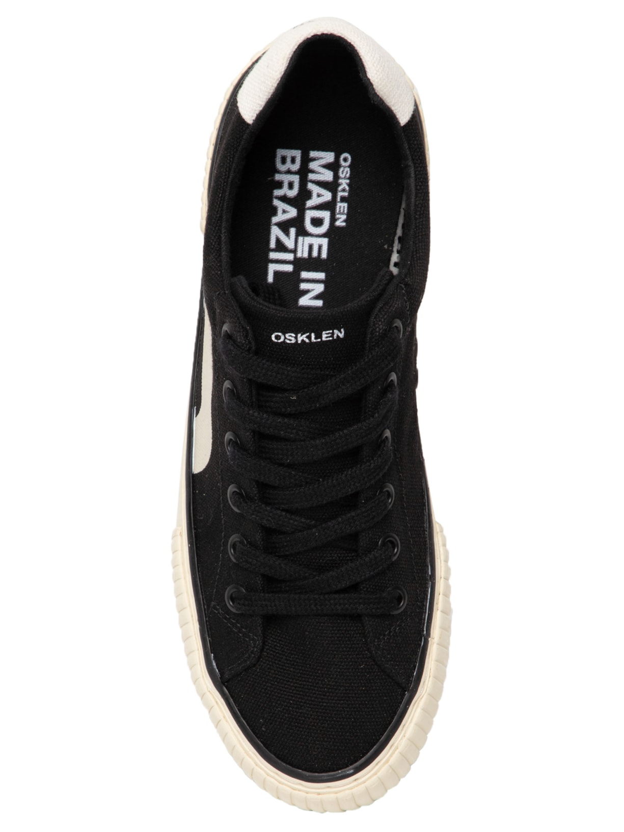 Tênis Feminino Lona +5521 Preto Osklen