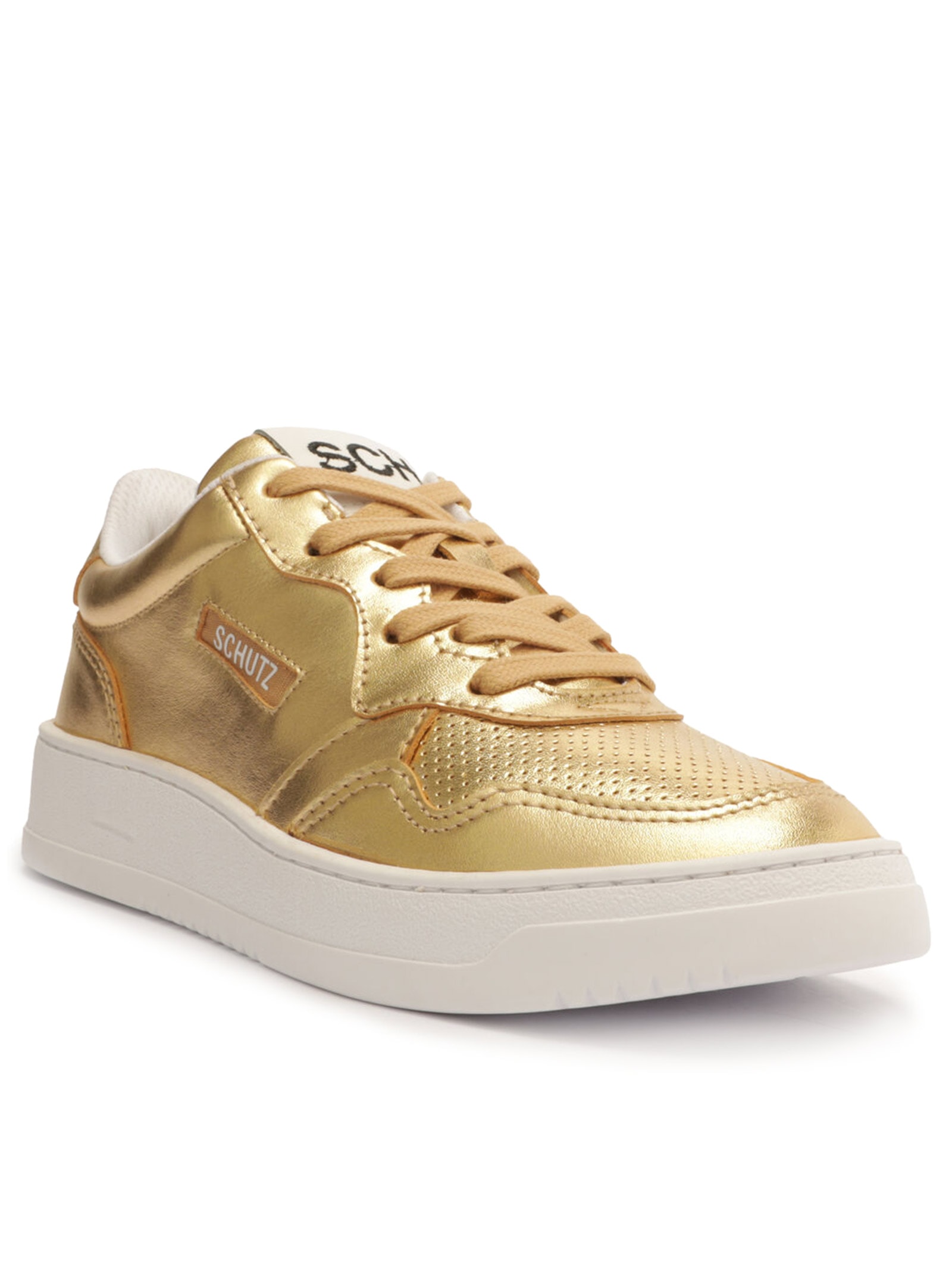 Tênis Feminino London - Schutz - Dourado
