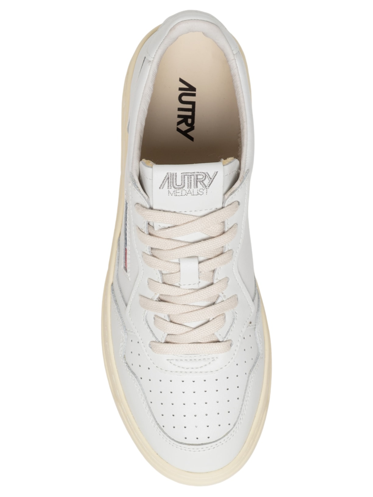Tênis Feminino Medalist Low Wom Leather Branco Autry