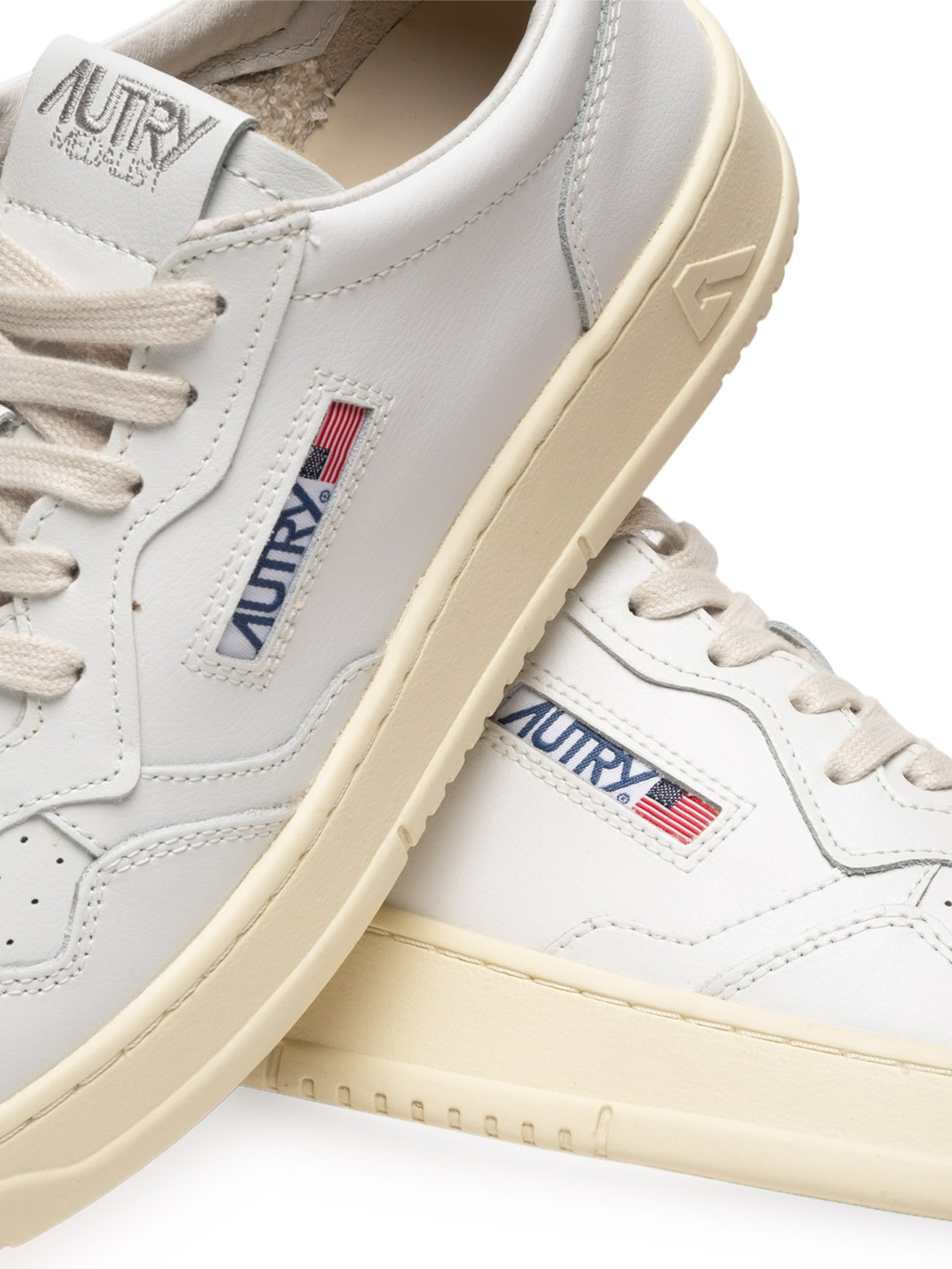 Tênis Feminino Medalist Low Wom Leather Branco Autry