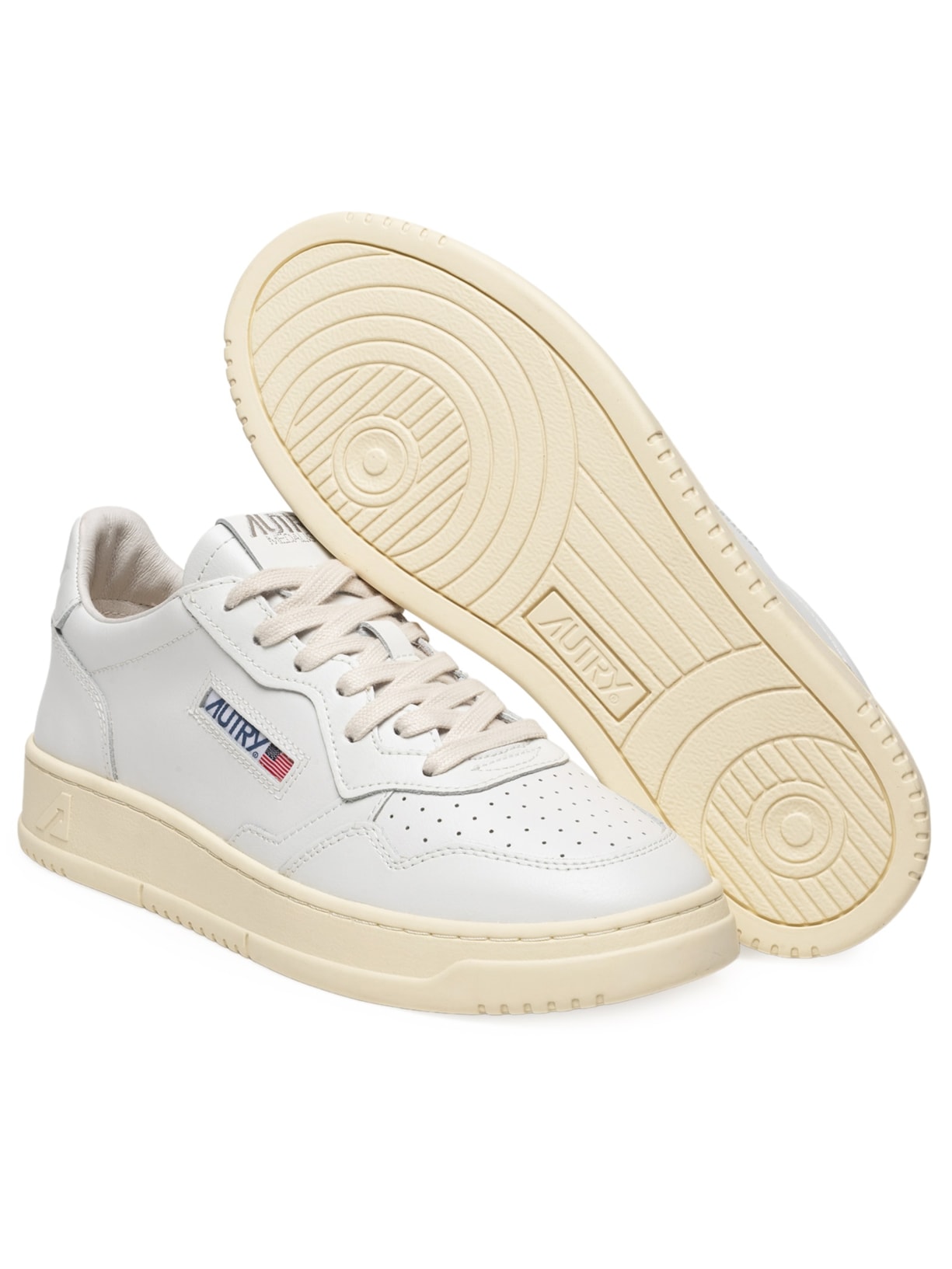 Tênis Feminino Medalist Low Wom Leather Branco Autry