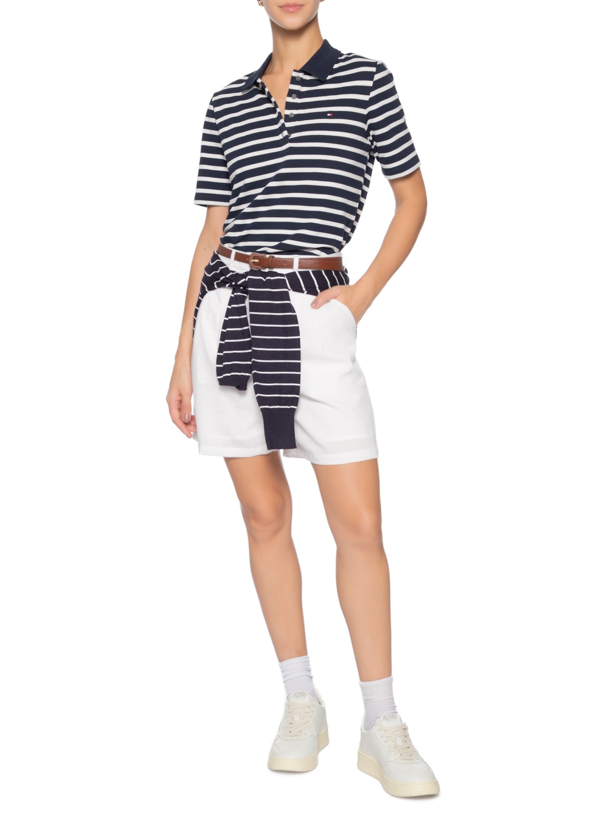 Tênis Feminino Medalist Low Wom Leather Branco Autry