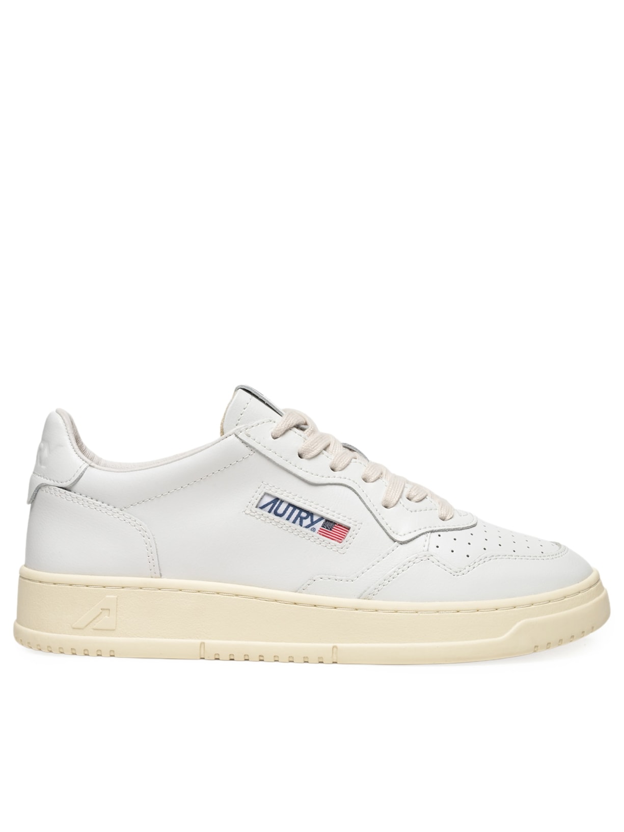 Tênis Feminino Medalist Low Wom Leather Branco Autry