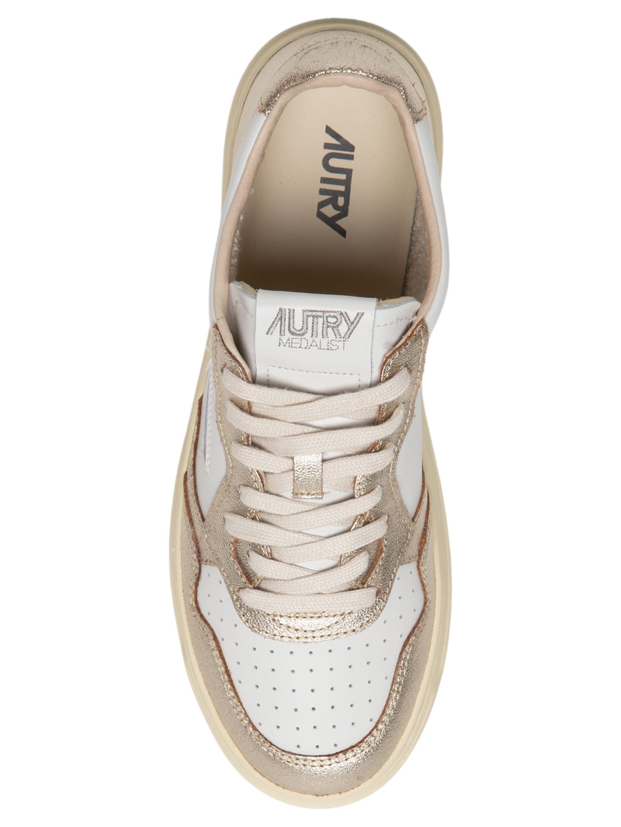 Tênis Feminino Medalist Low Wom Leather Branco Autry
