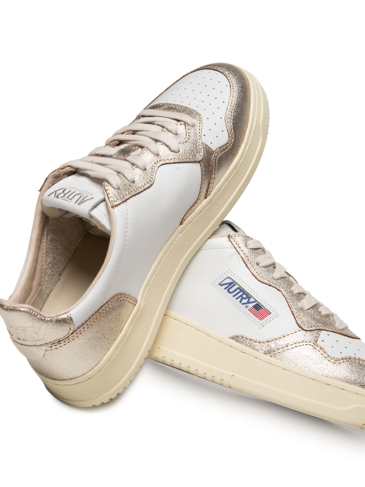 Tênis Feminino Medalist Low Wom Leather Branco Autry