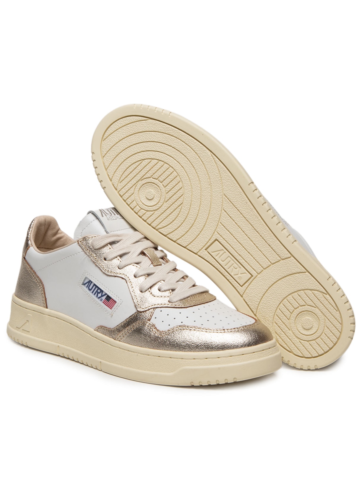 Tênis Feminino Medalist Low Wom Leather Branco Autry