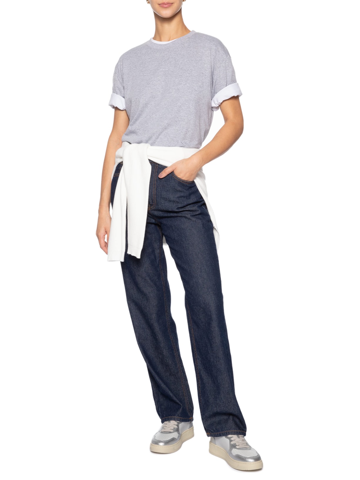 Tênis Feminino Medalist Low Wom Leather Branco Autry