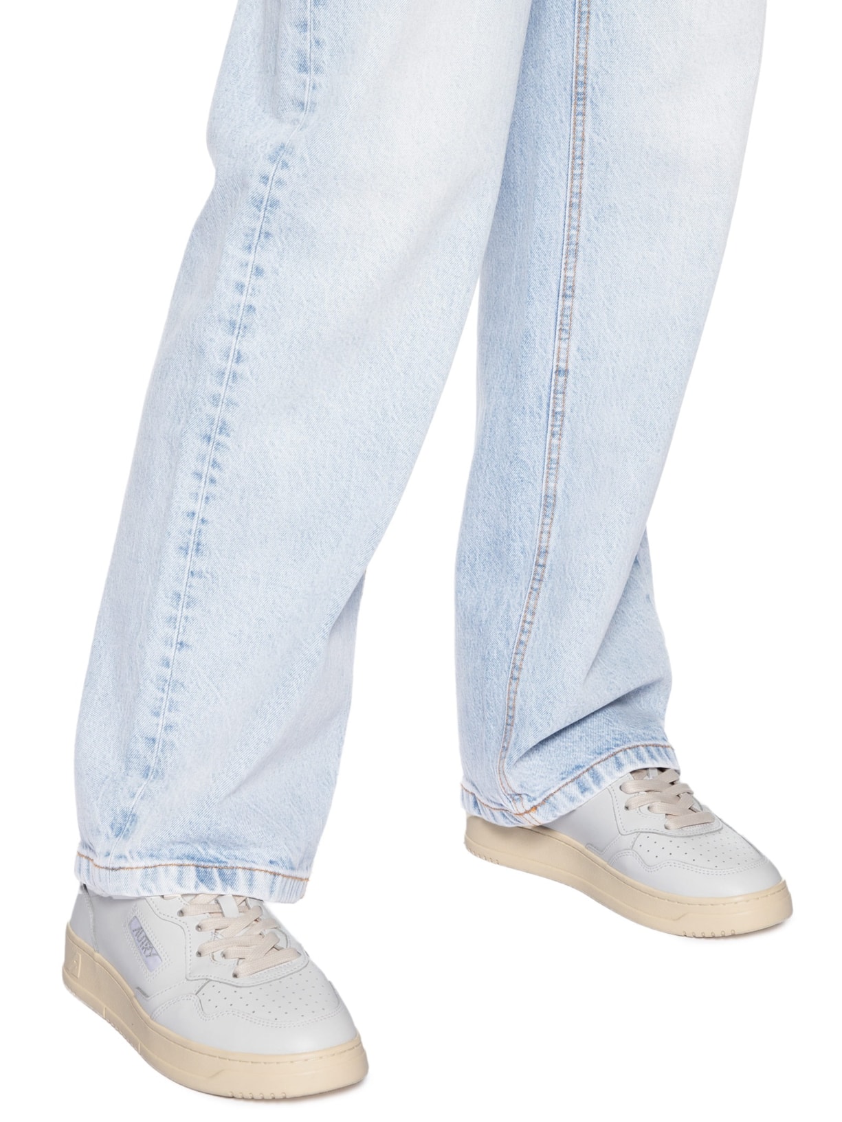 Tênis Feminino Medalist Low Wom Leather Swoll Branco Autry