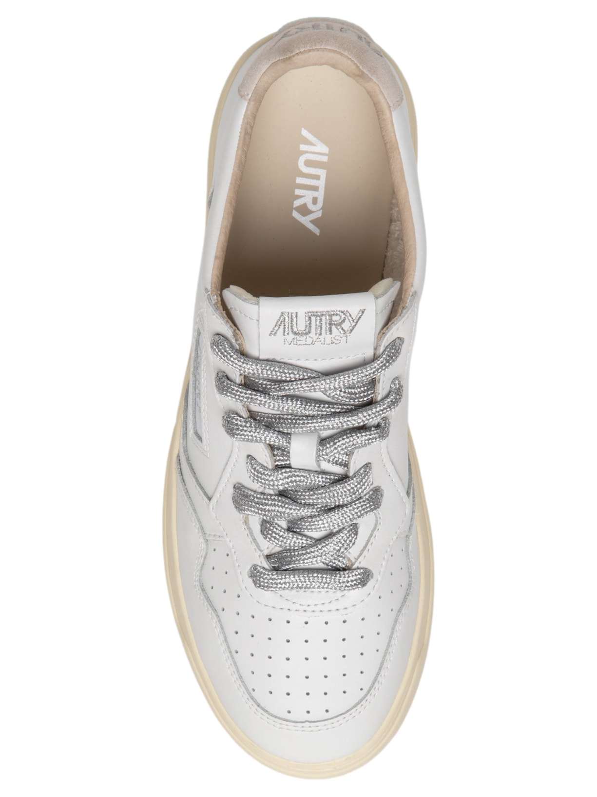 Tênis Feminino Medalist Low Wom Leather Swoll Branco Autry