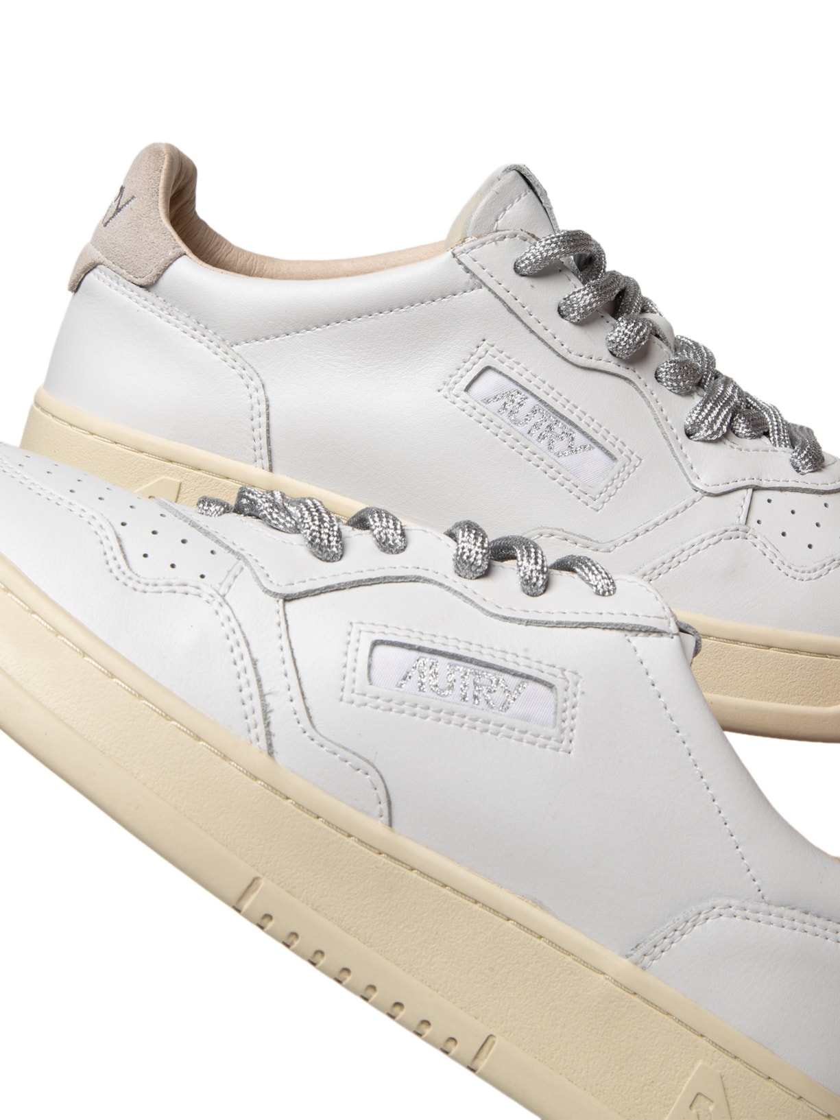 Tênis Feminino Medalist Low Wom Leather Swoll Branco Autry