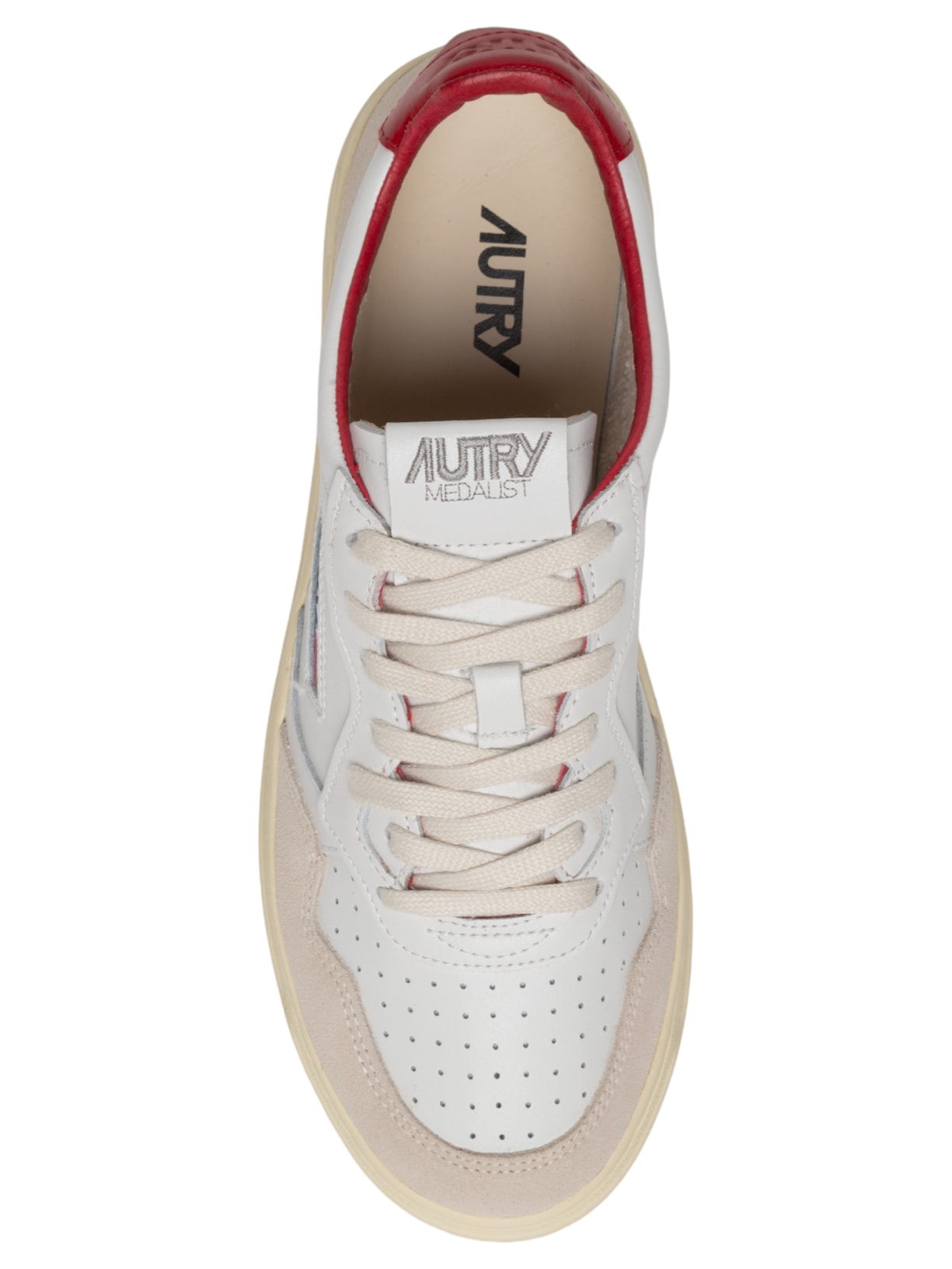 Tênis Feminino Medalist Low Wom Match Suede Bege Autry