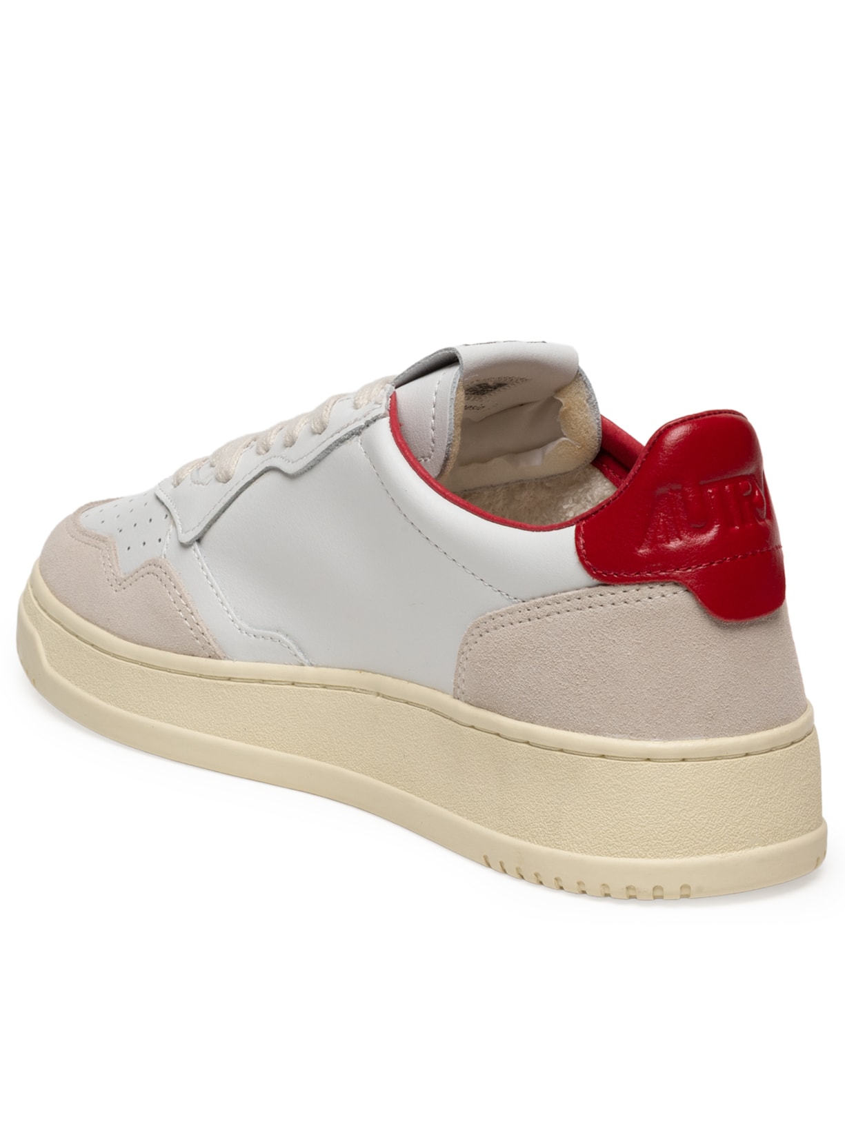 Tênis Feminino Medalist Low Wom Match Suede Bege Autry