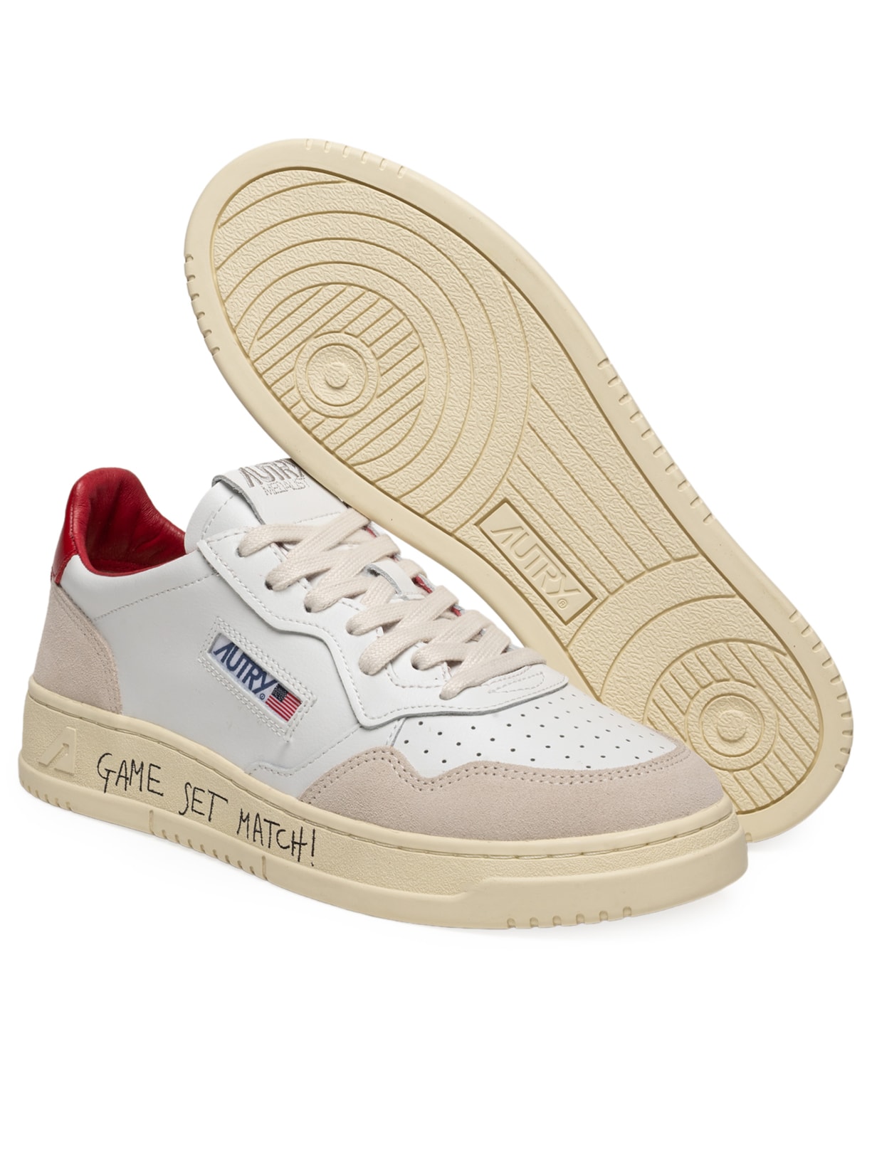 Tênis Feminino Medalist Low Wom Match Suede Bege Autry