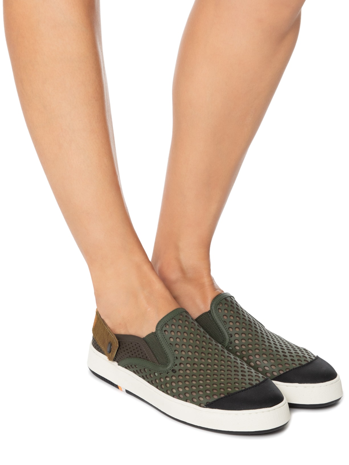 Tênis Feminino Mule Bossanova Mix Osklen Verde - Main Image