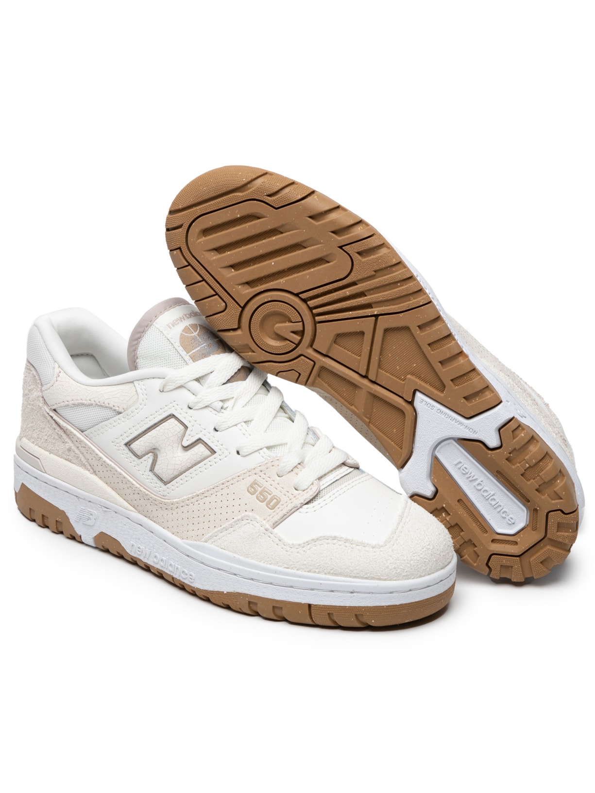 Brown New Balance 550 Bege Masculino Tênis New Balance 200