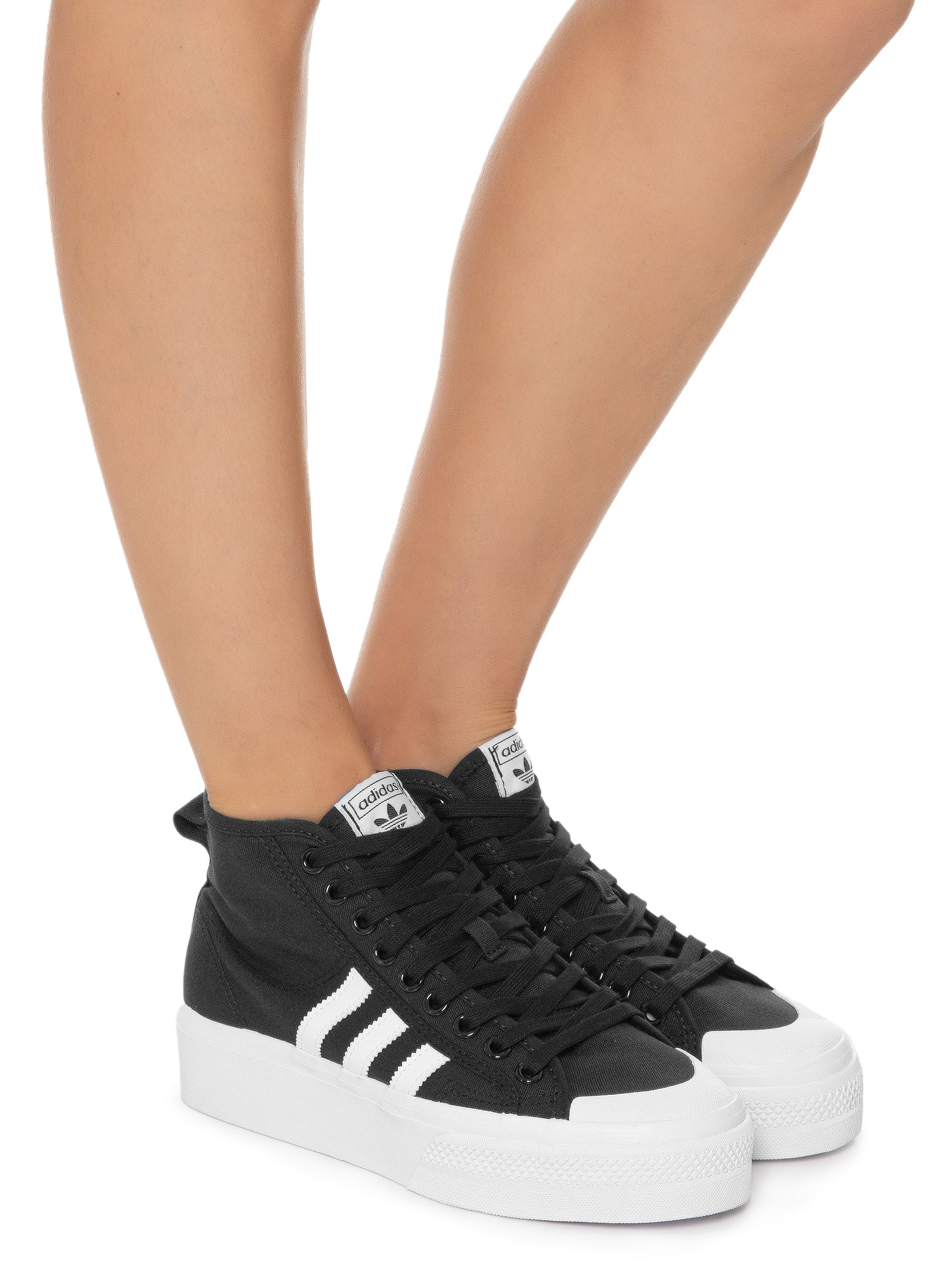 Tênis Feminino Nizza Platform Mid - Adidas Originals - Preto
