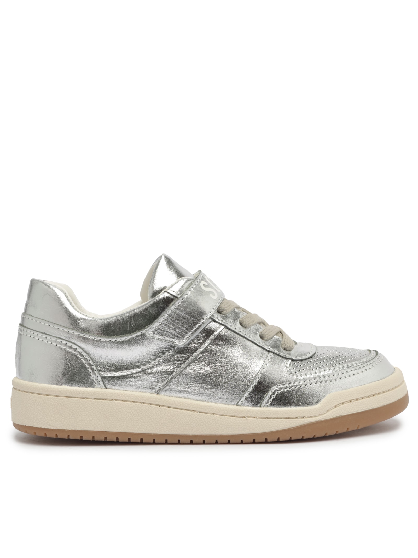 Tênis Feminino Ohio Couro Metalizado - Prateado - Schutz