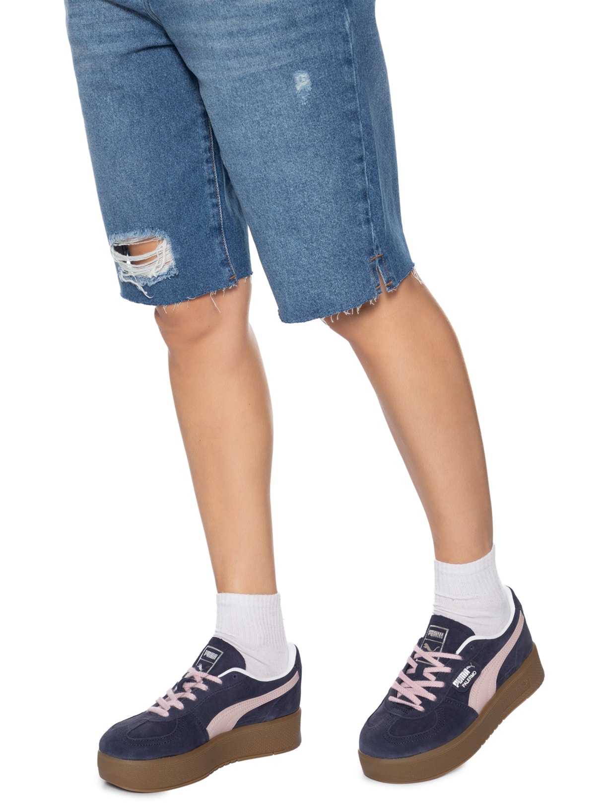 Tênis Feminino Palermo Elevata Wins Azul Puma