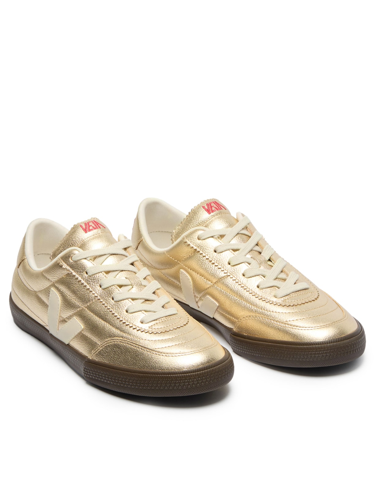 Tênis Feminino Panenka Dourado Veja