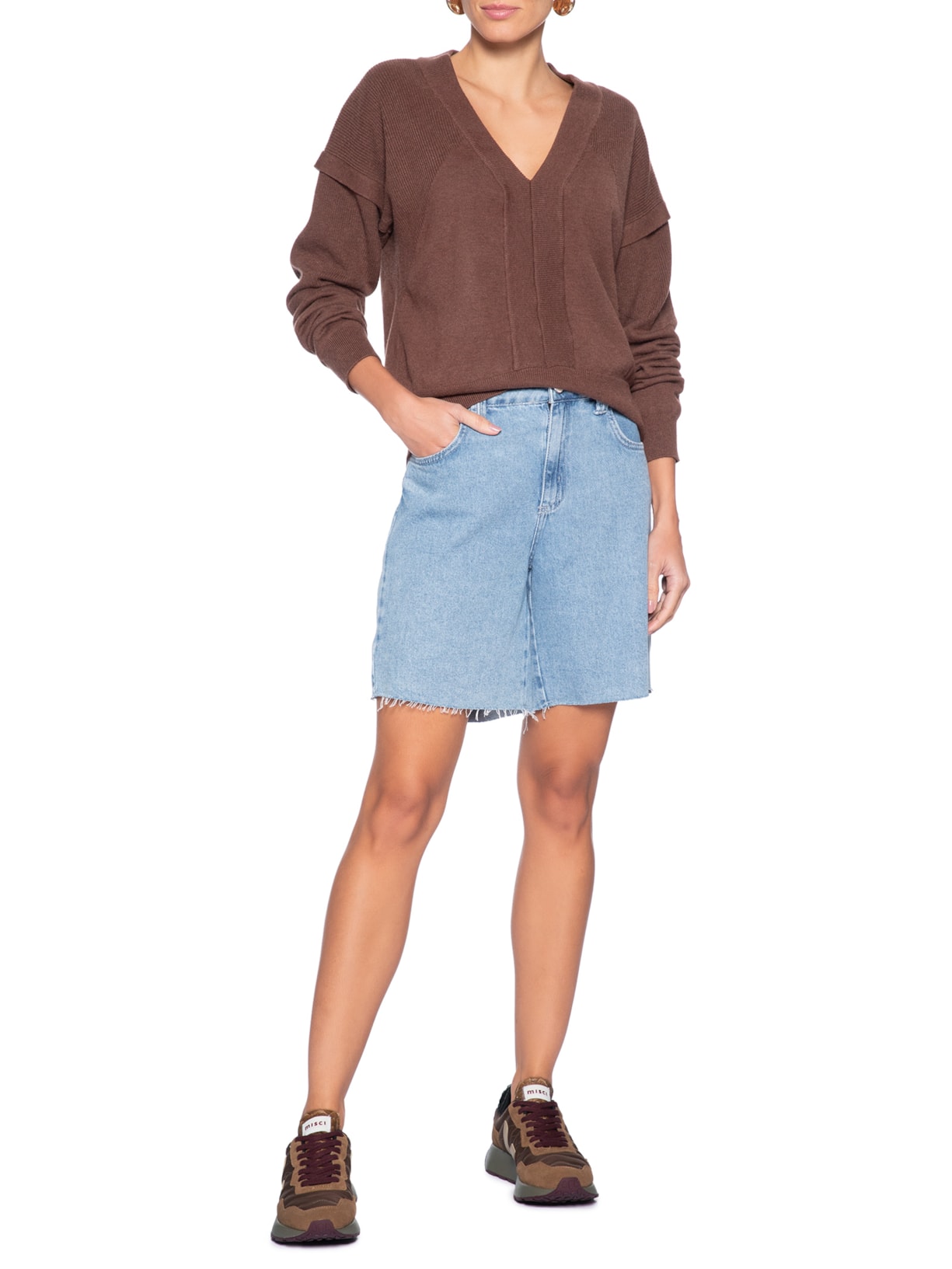 Tênis Feminino Paulistana Marrom Veja + Misci