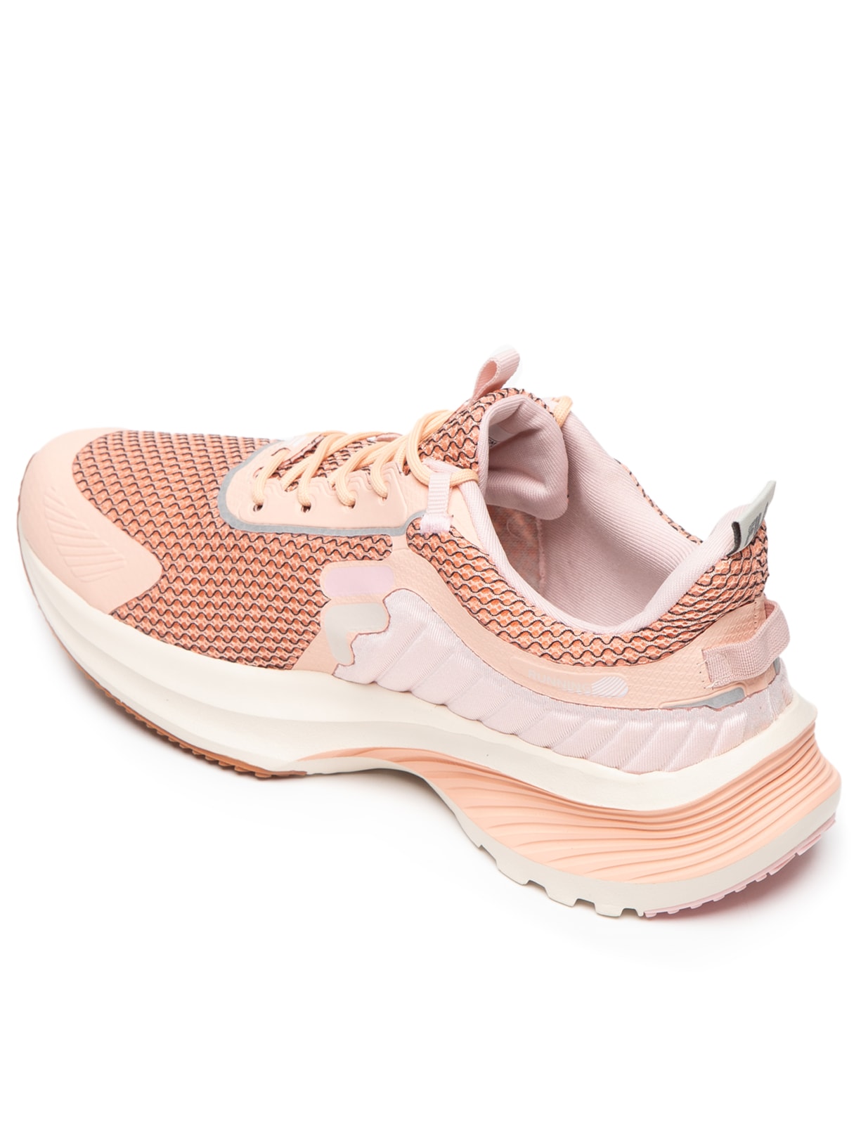 Tênis Feminino Progress Peach Parfait Raw White Lotus Rosa Fila