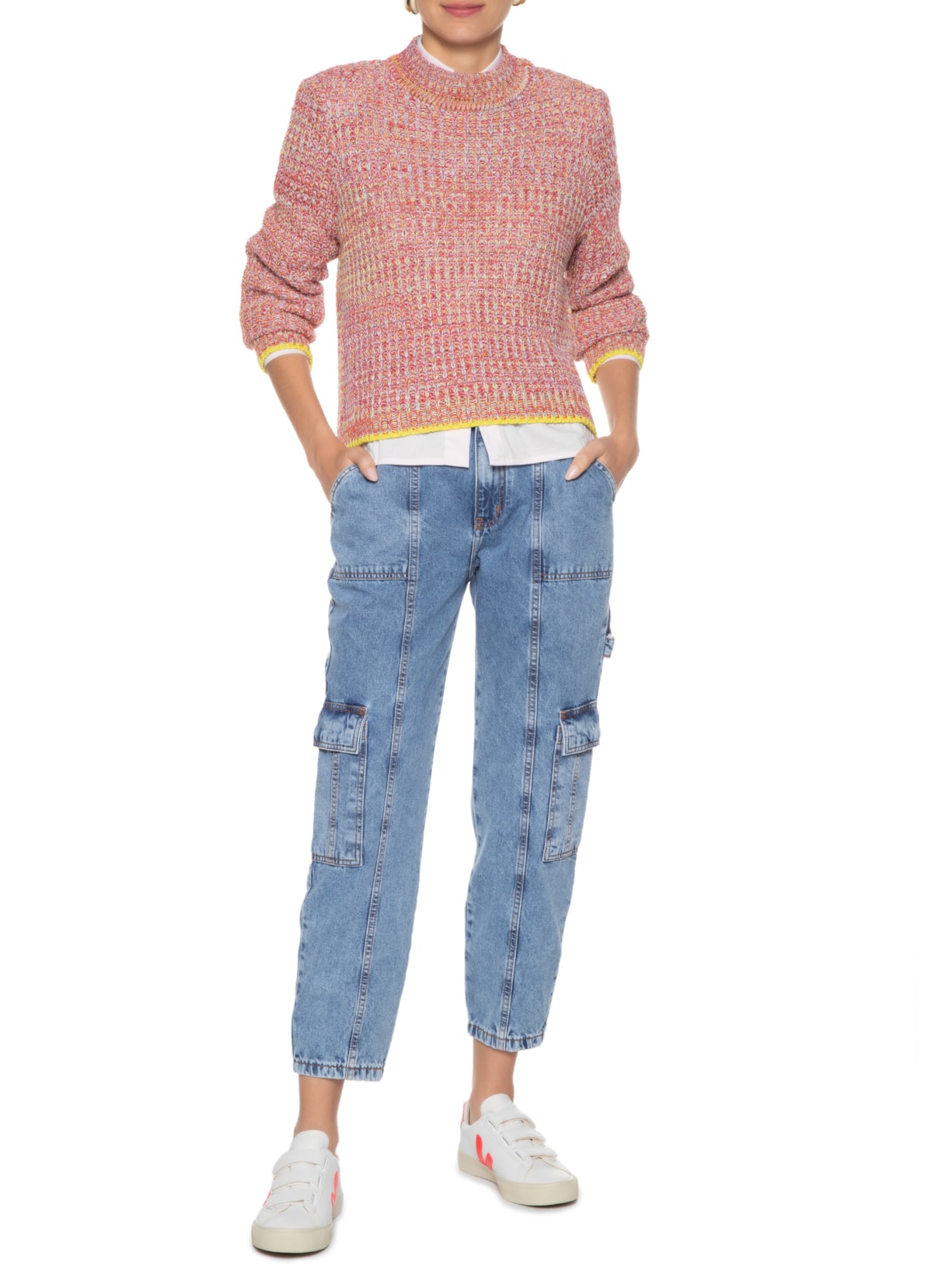 Tênis Feminino Recife Logo Rosa Vert Shoes