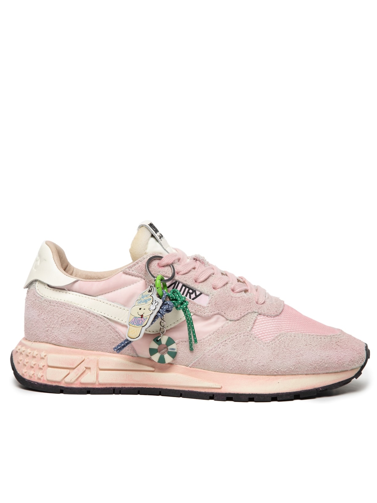 Tênis Feminino Reelwind Vint Low Wom Suede Nylon Rosa Autry