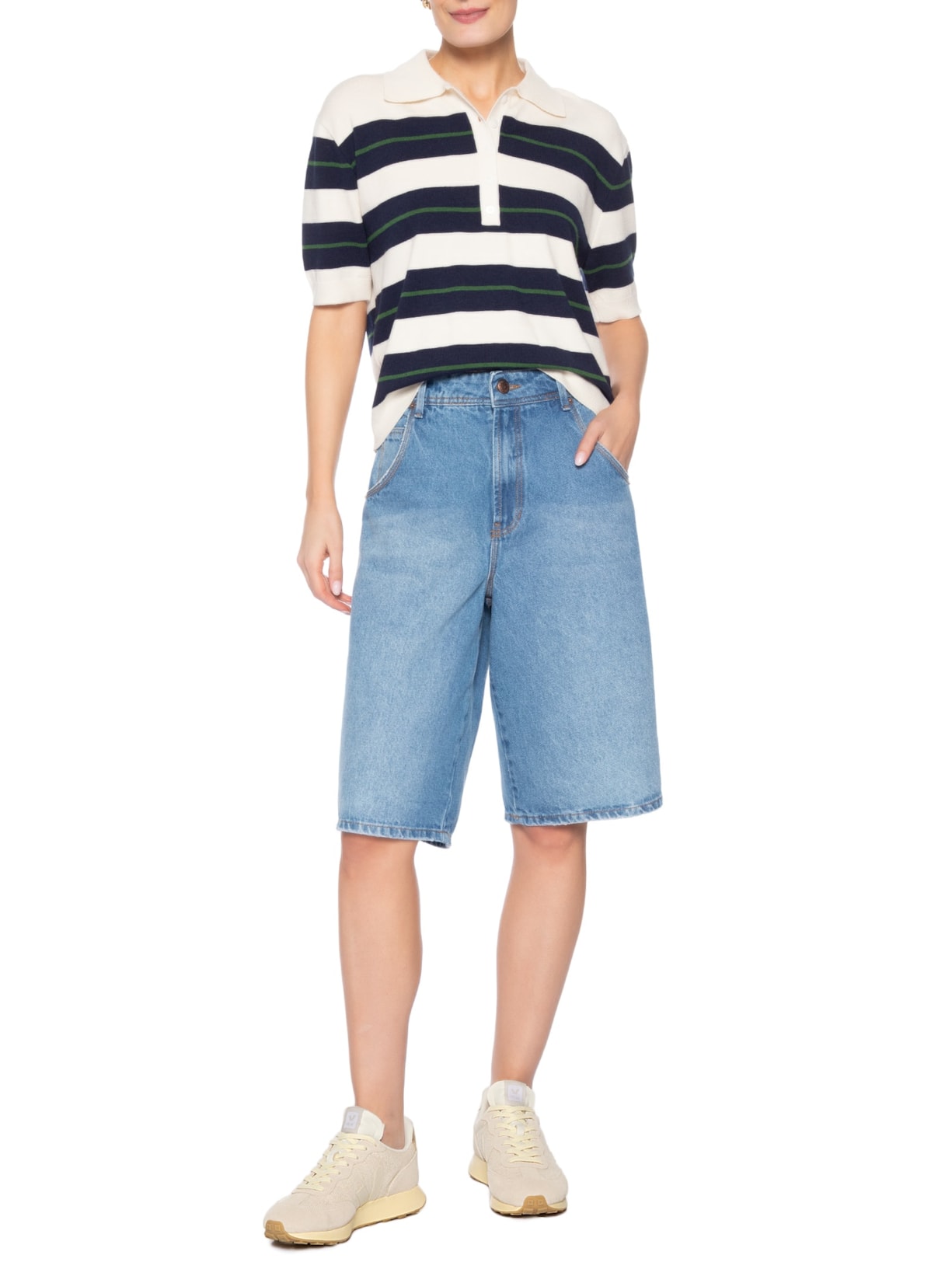 Tênis Feminino Rio Branco II Bege Veja