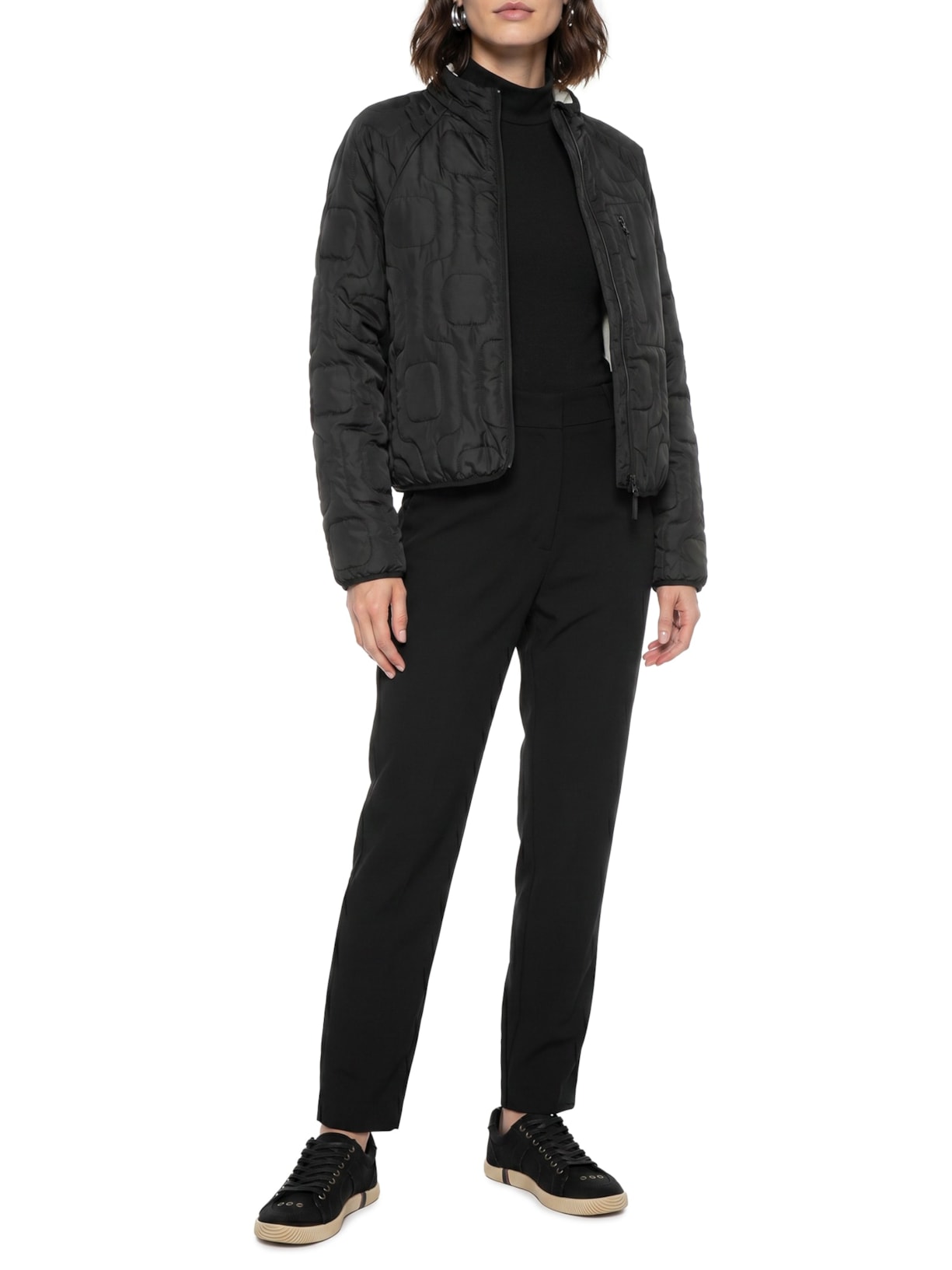 Tênis Feminino Riva Lona Lisa Básico Preto Osklen