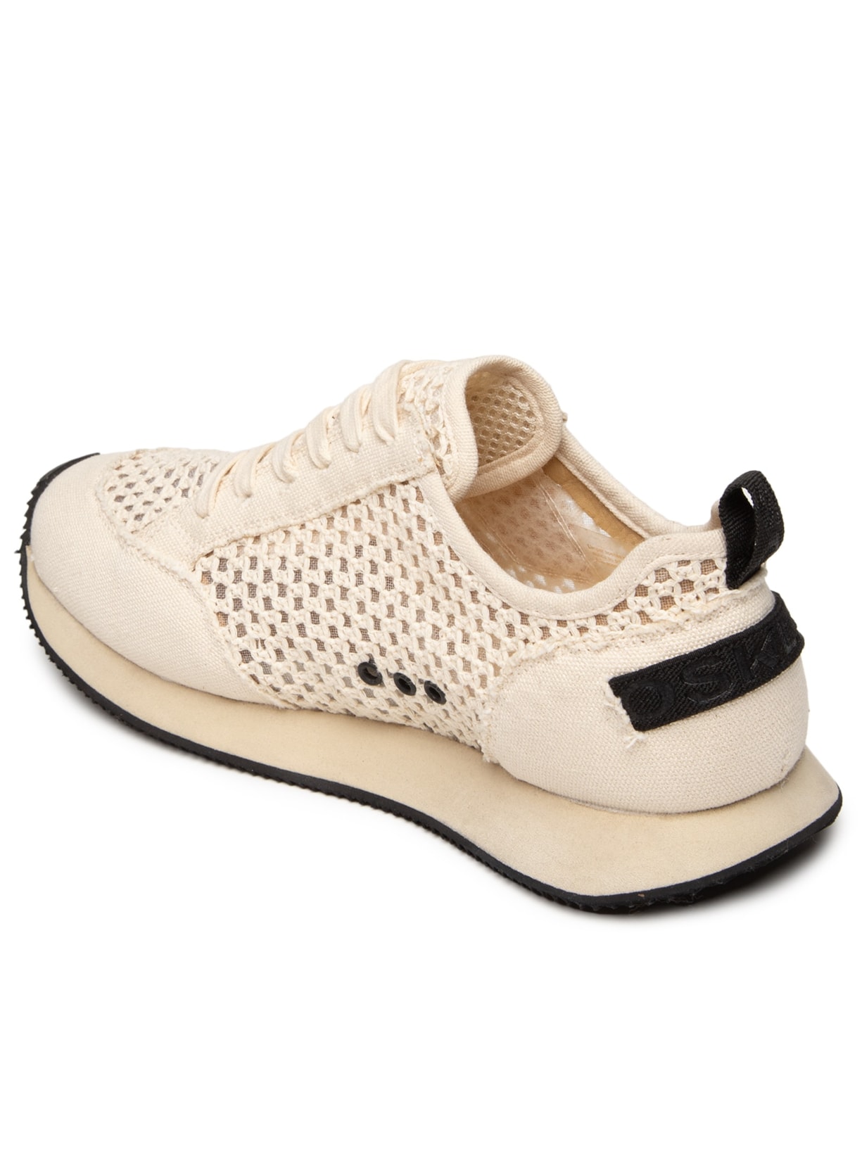 Tênis Feminino Runner Straps Tela Bege Osklen