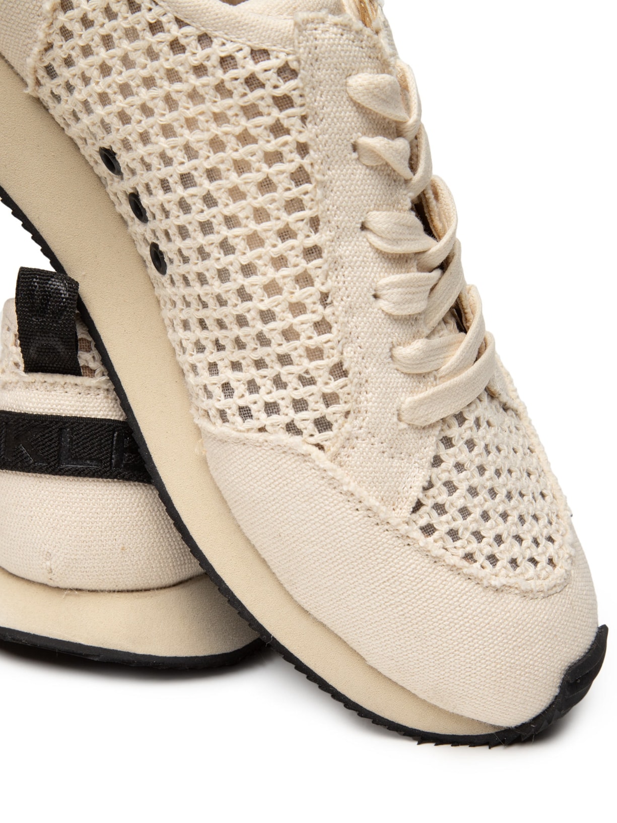 Tênis Feminino Runner Straps Tela Bege Osklen