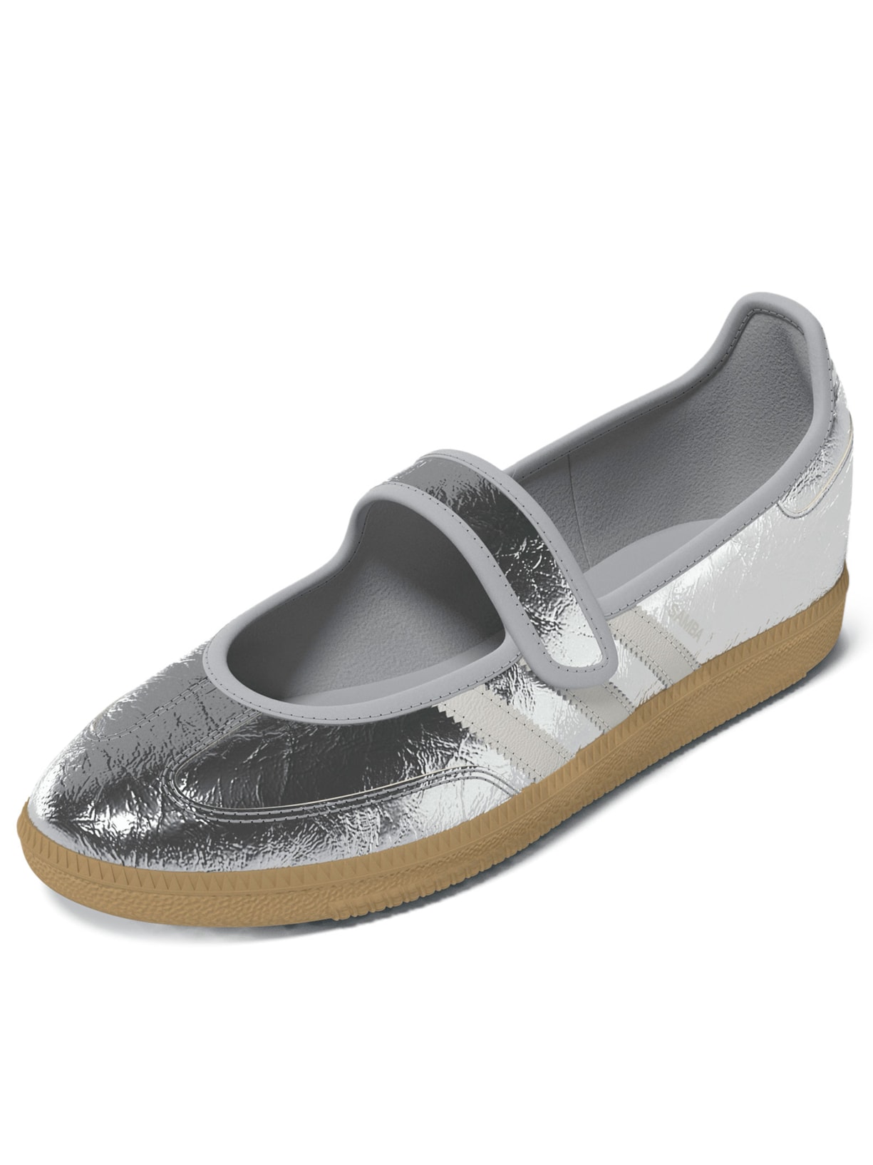 Tênis Feminino Samba Jane Prateado Adidas Originals