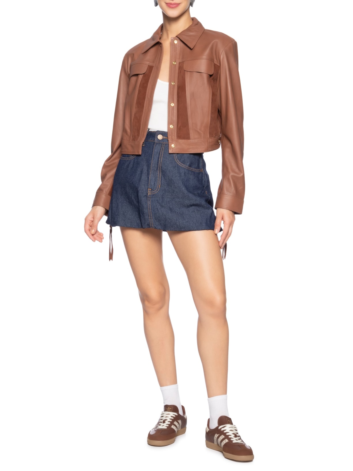 Tênis Feminino Samba OG Marrom Adidas Originals