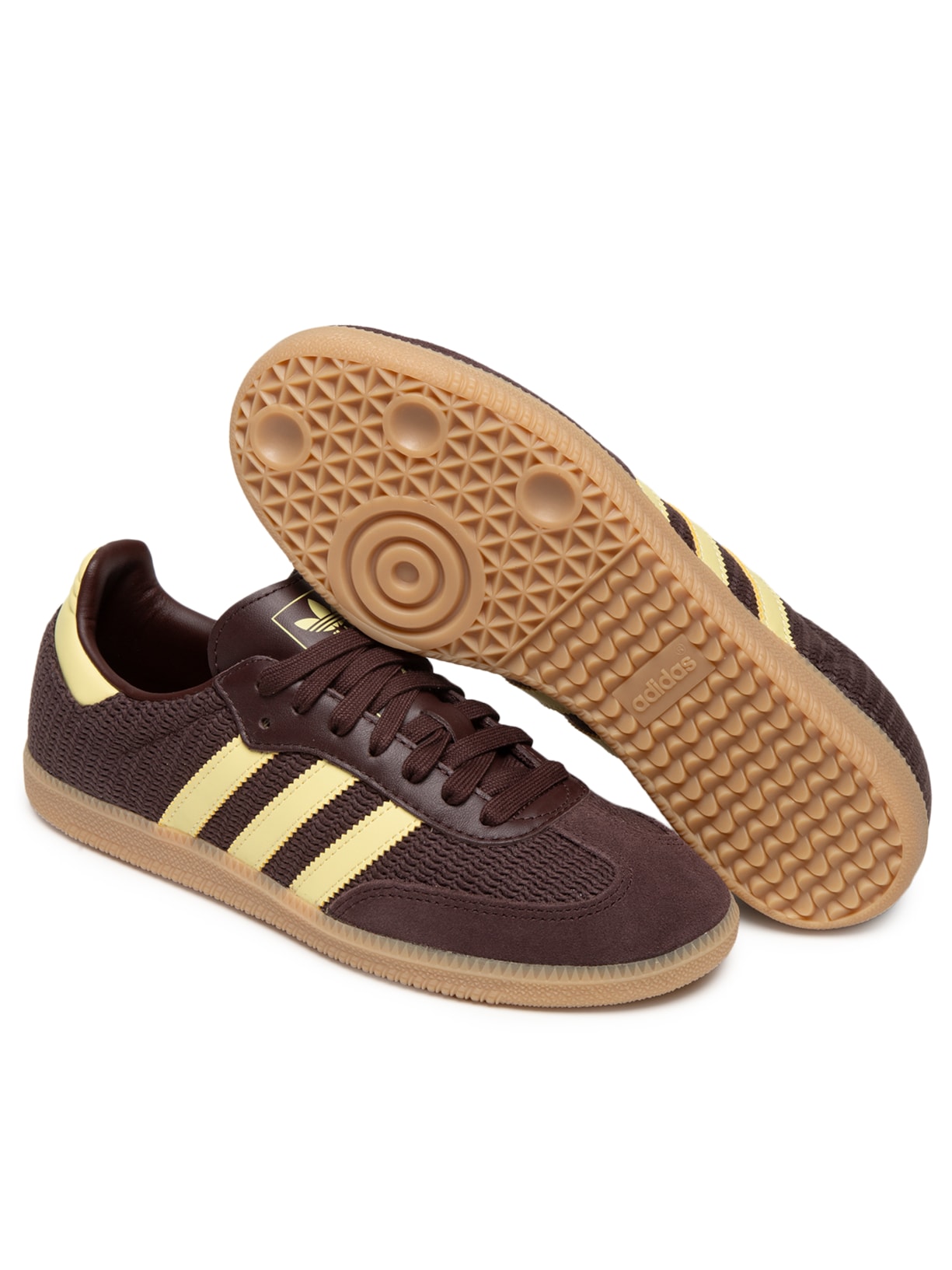 Tênis Feminino Samba OG Marrom e Amarelo Adidas Originals