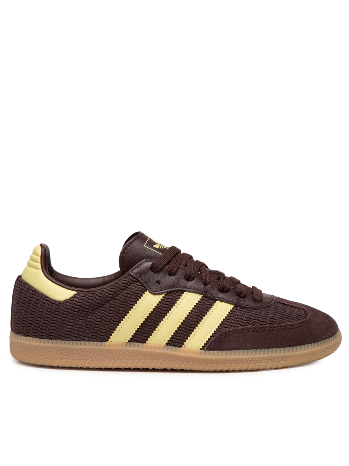 Tênis Feminino Samba OG Marrom e Amarelo Adidas Originals