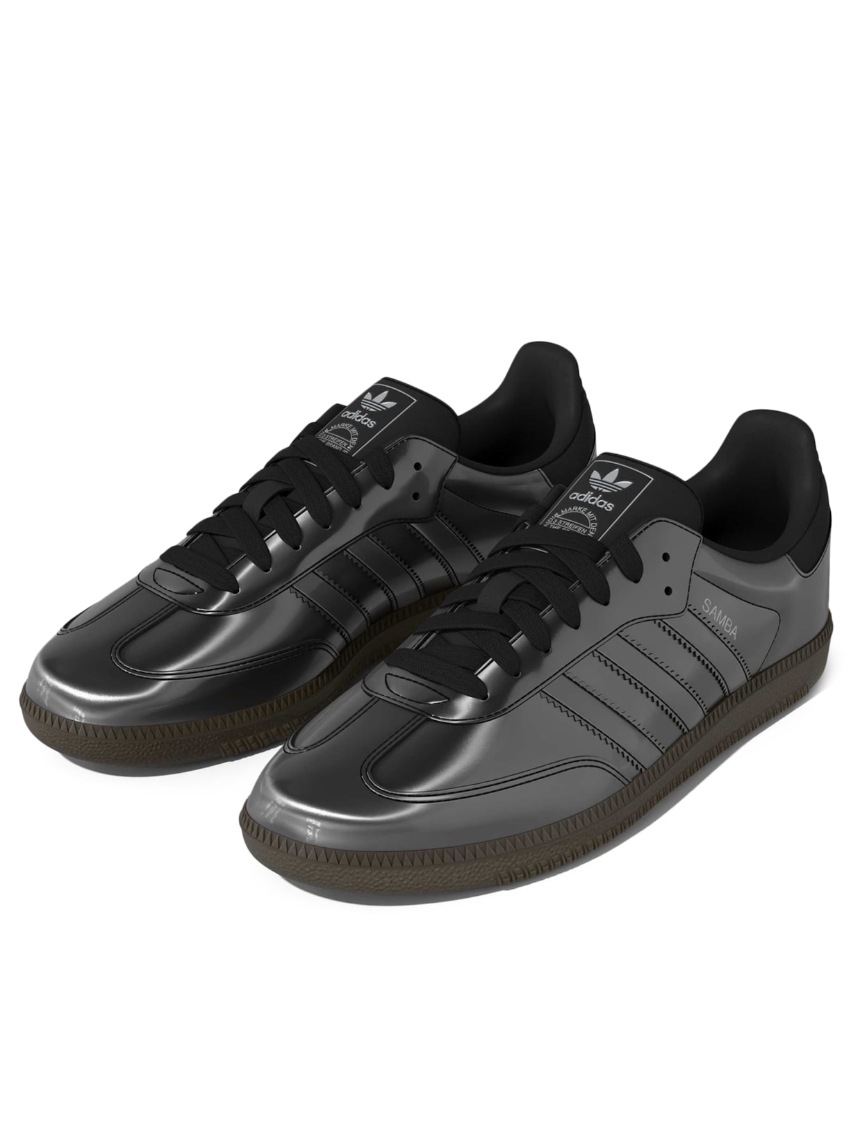 Tênis Feminino Samba Og Prateado Adidas Originals