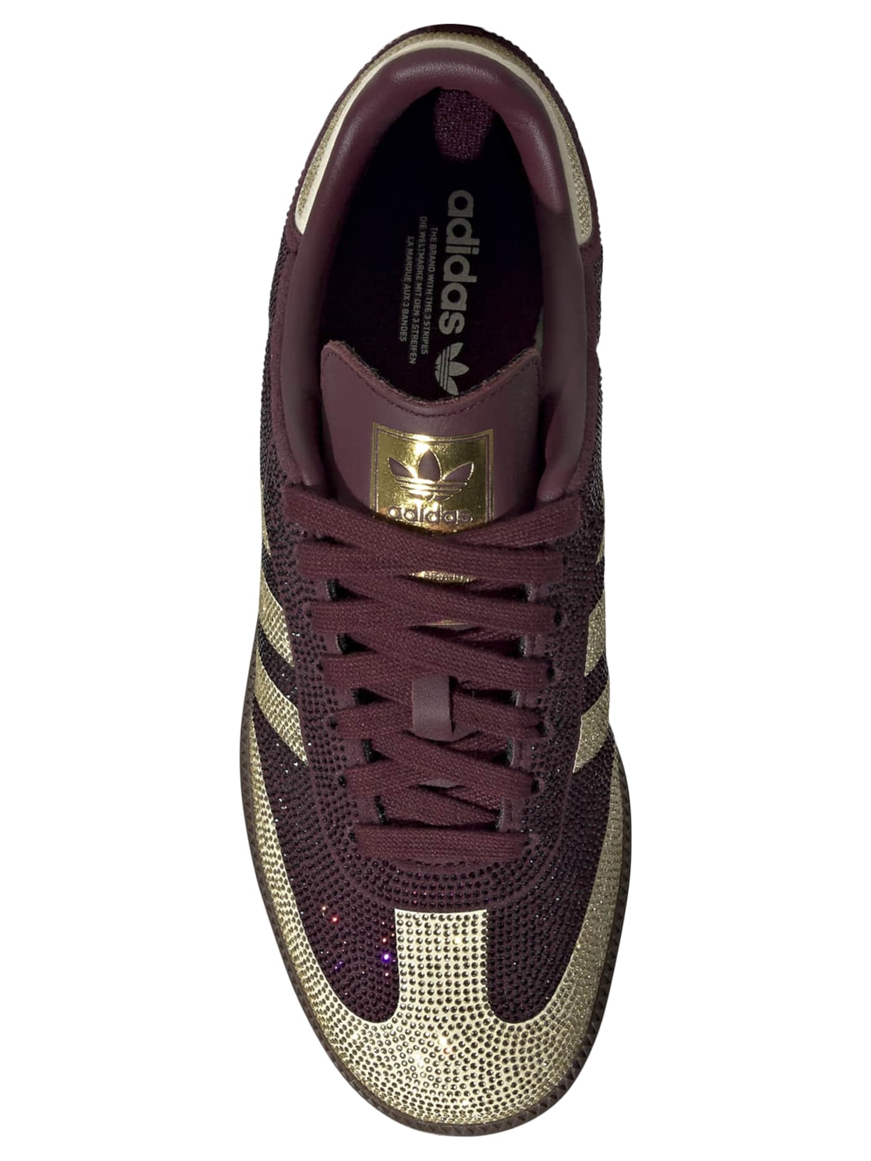 Tênis Feminino Samba Og Strass Marrom Adidas Originals