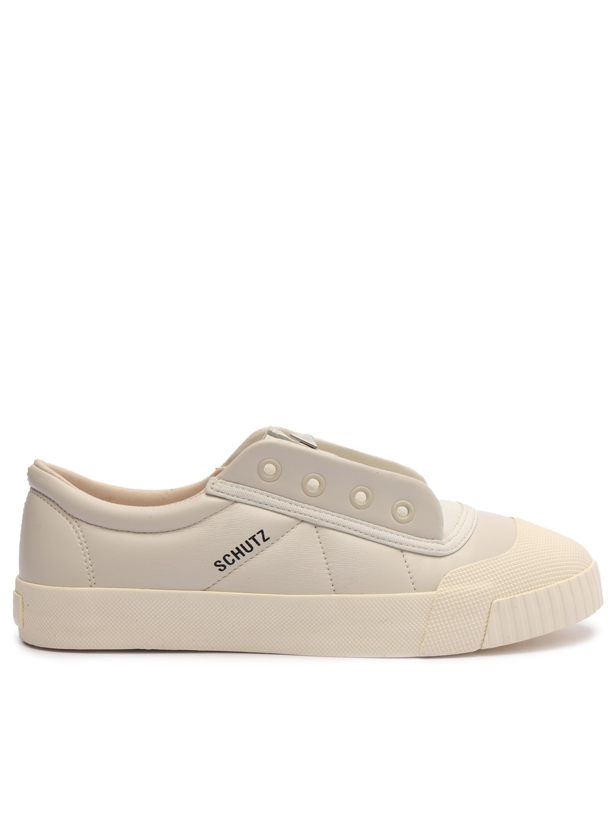 Tênis Feminino Sem Cadarço Smash - Off White