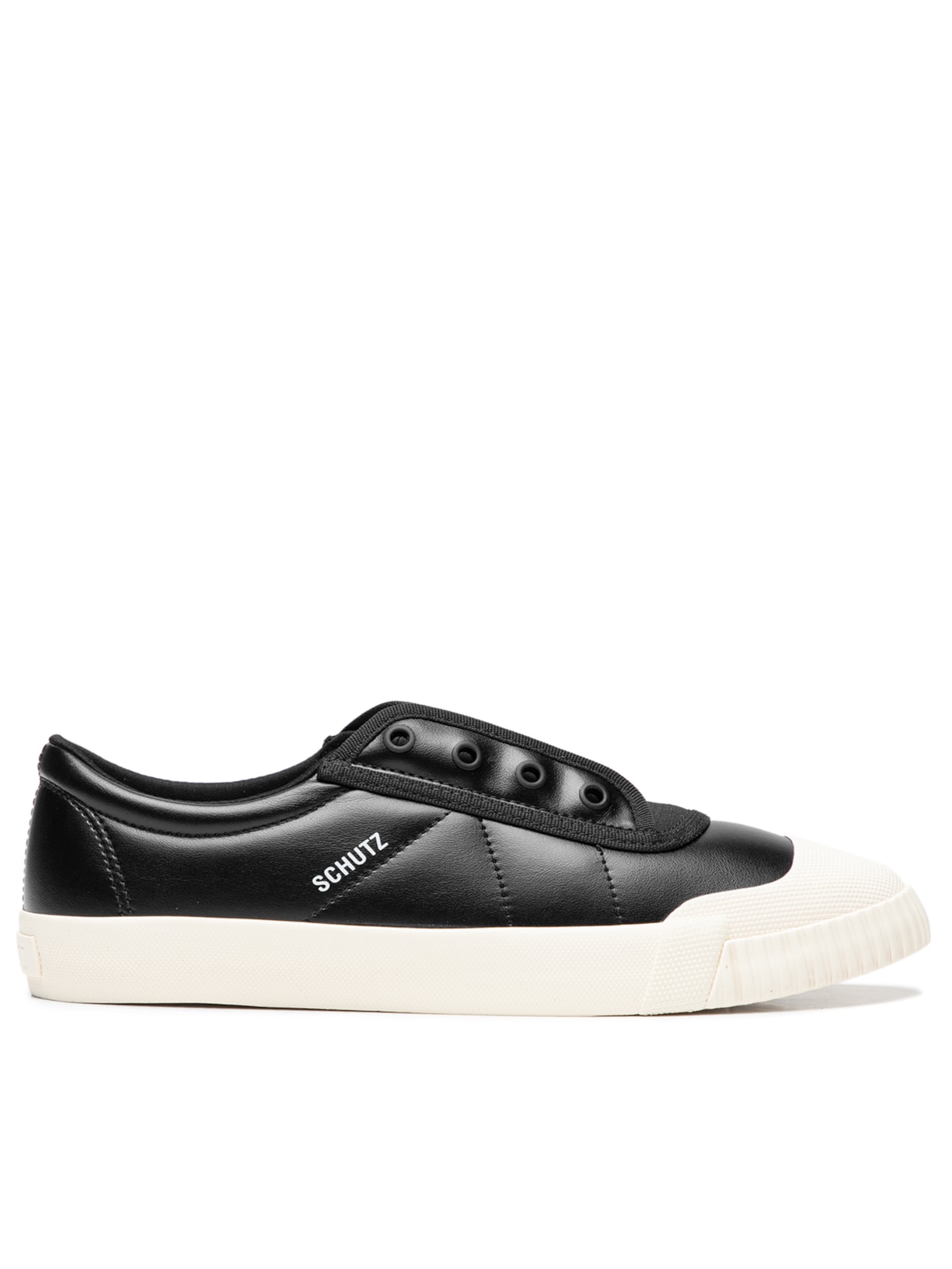 Tênis Feminino Sem Cadarço Smash - Preto