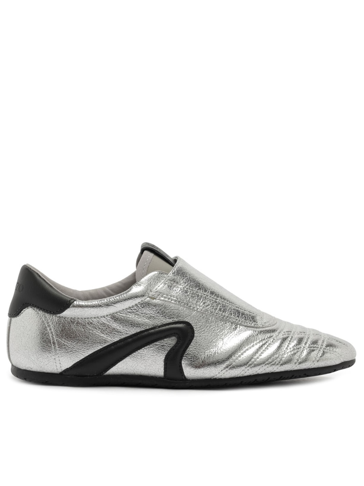 Tênis Feminino Slip On Prateado Chuteira - Prateado