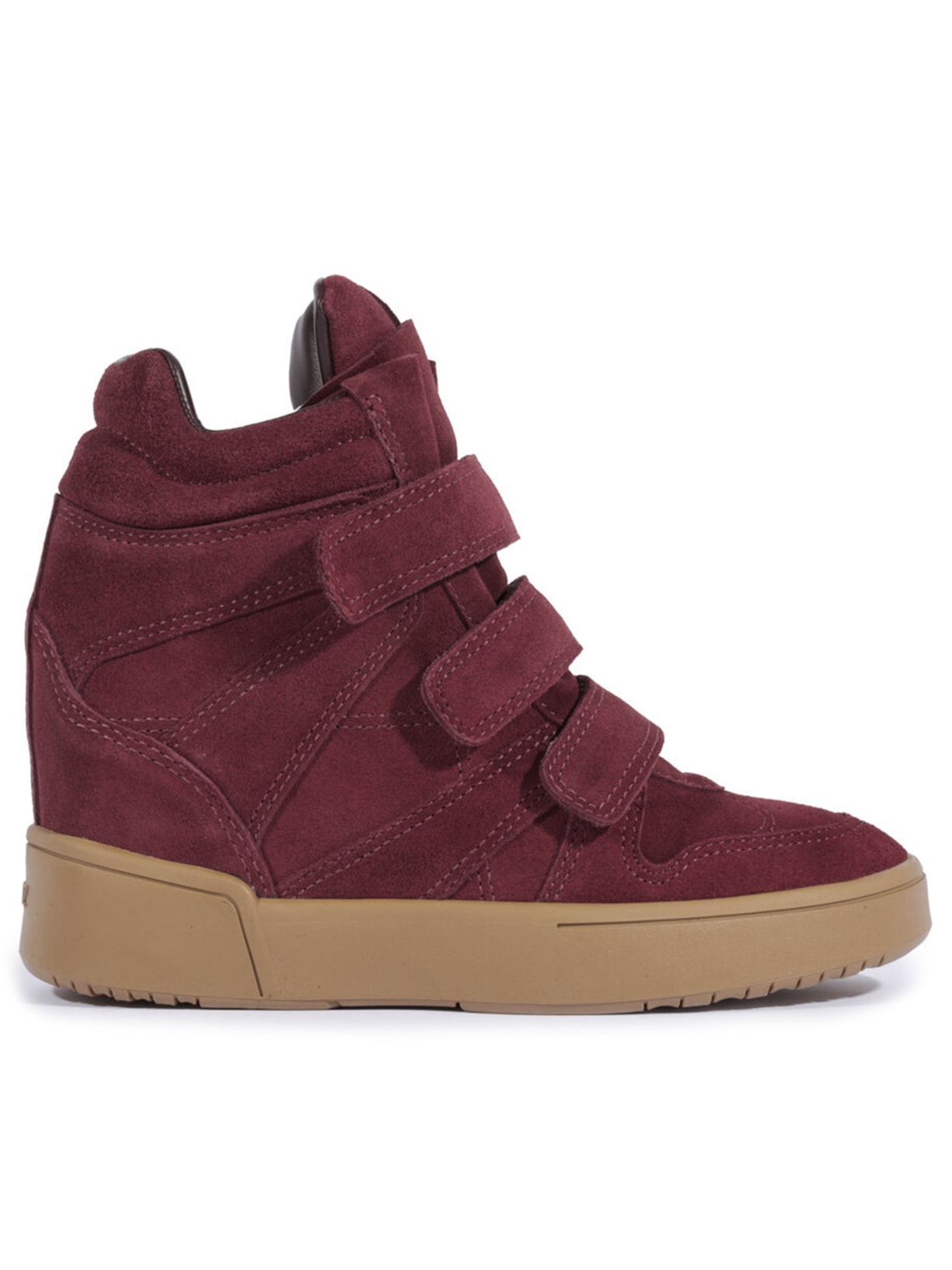 Tênis Feminino Sneaker 95 Cano alto Camurça - Vinho
