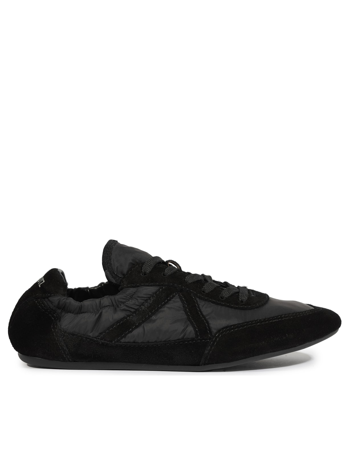 Tênis Feminino Sneaker Eight Camurça - Preto