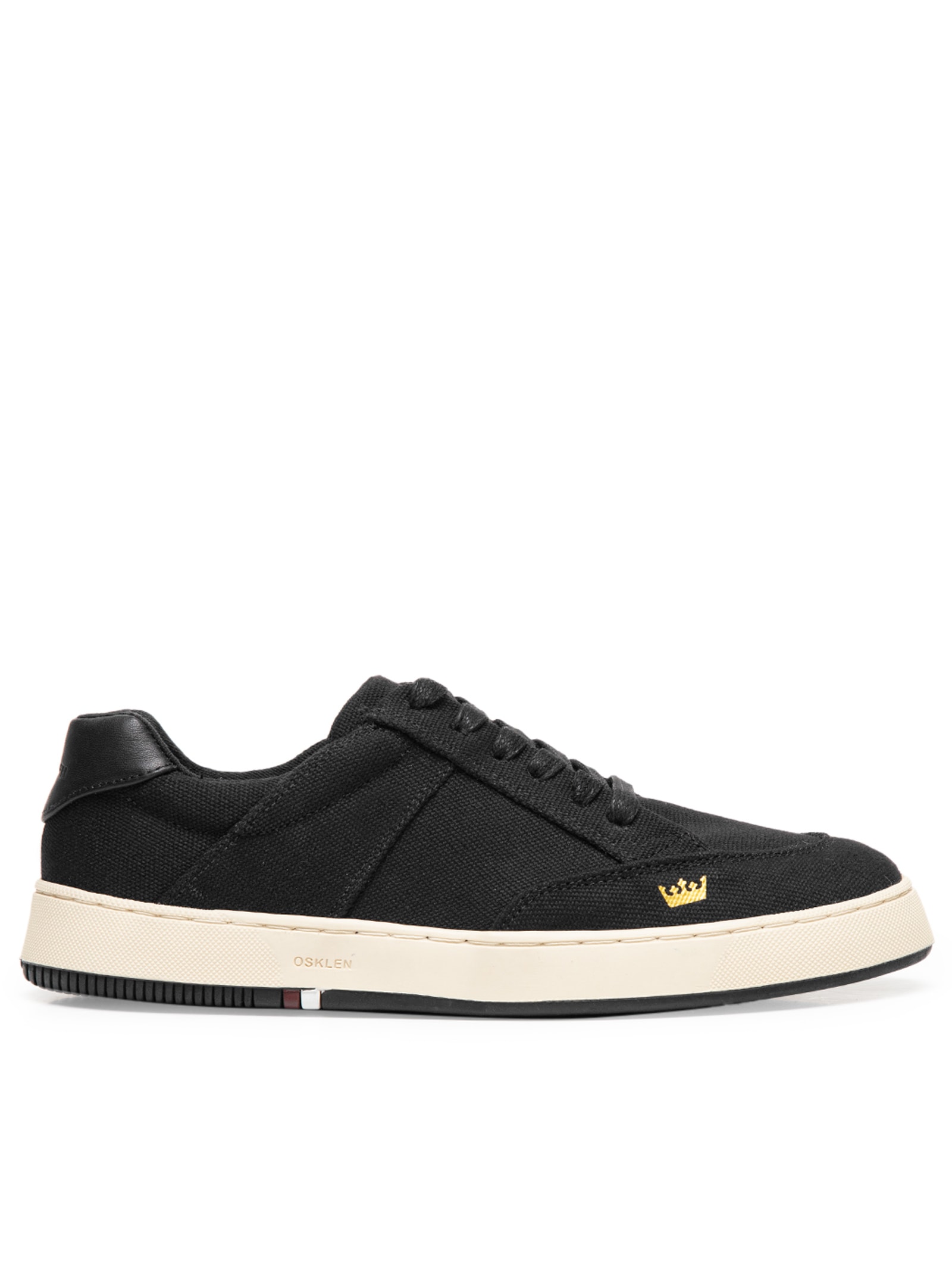 Osklen - Tênis Feminino Soho Lona Lisa - Preto